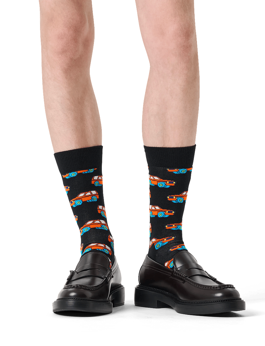 Happy Socks - SUV Sock - crew-socken - black - 0