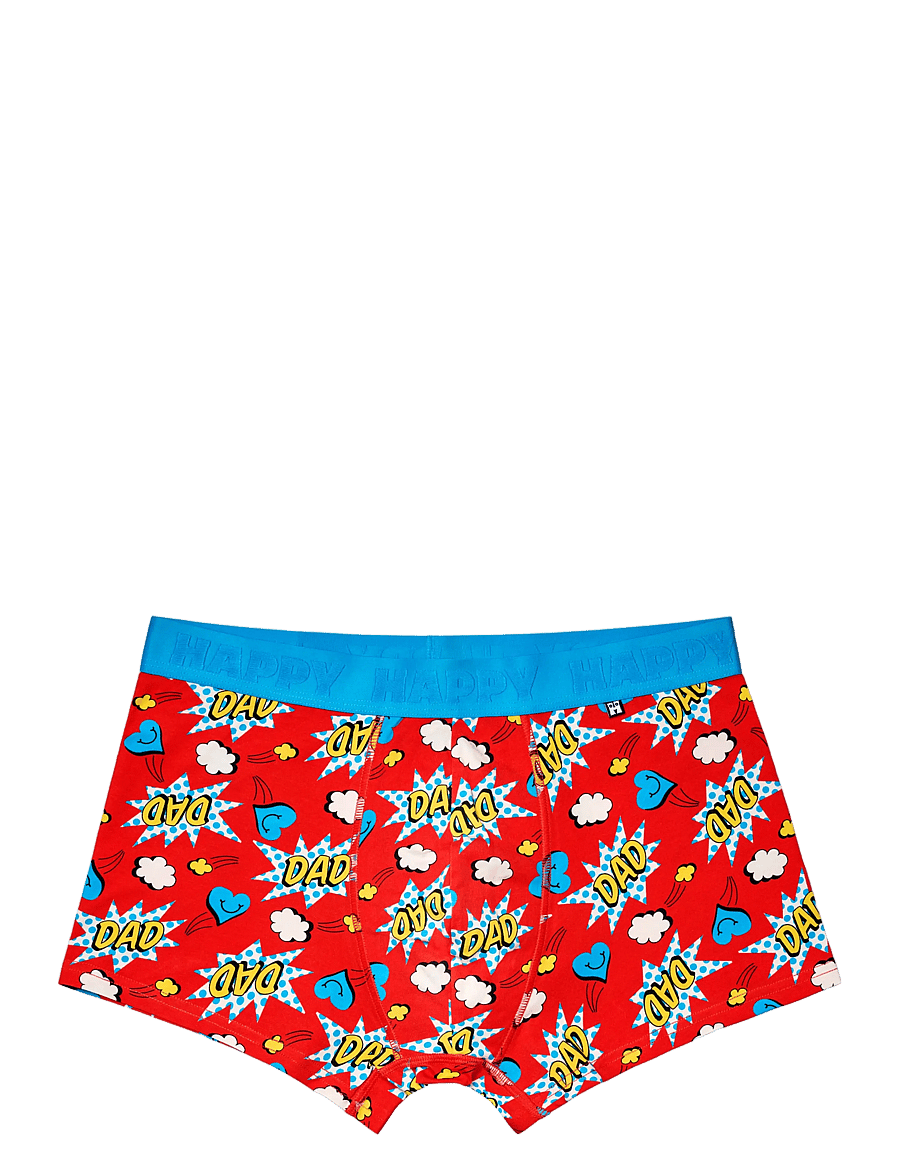 Happy Socks - 1-Pack Super Dad Short Boxer - bokserid - red - 0
