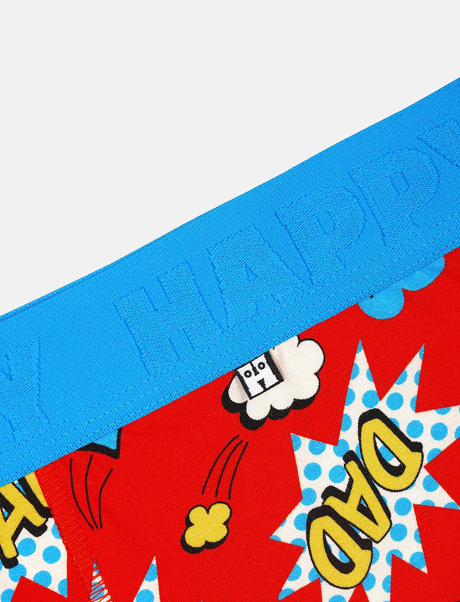 Happy Socks - 1-Pack Super Dad Short Boxer - bokserid - red - 3