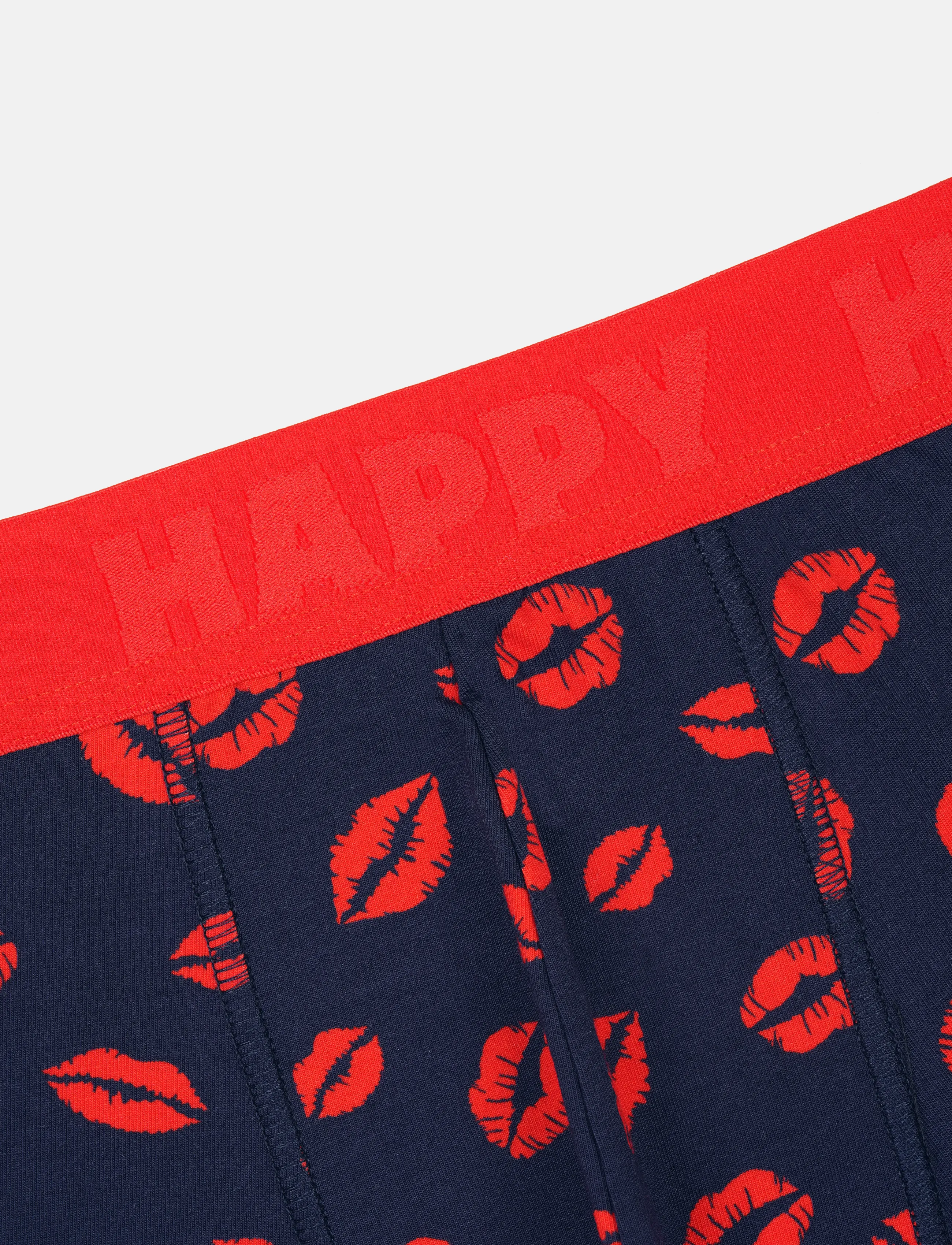 Happy Socks - 1-Pack Kisses Short Boxer - bokserid - navy - 3