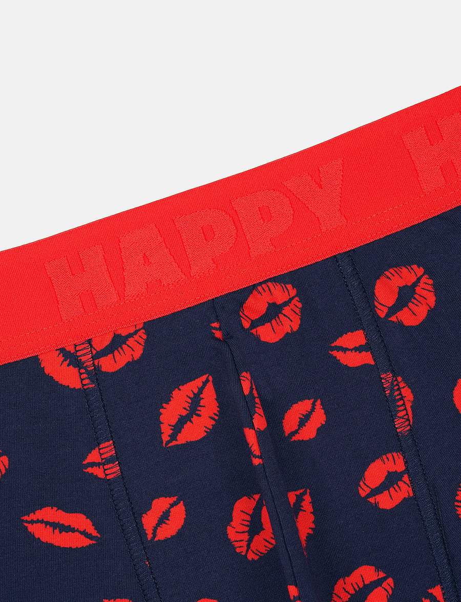 Happy Socks - 1-Pack Kisses Short Boxer - bokserid - navy - 3