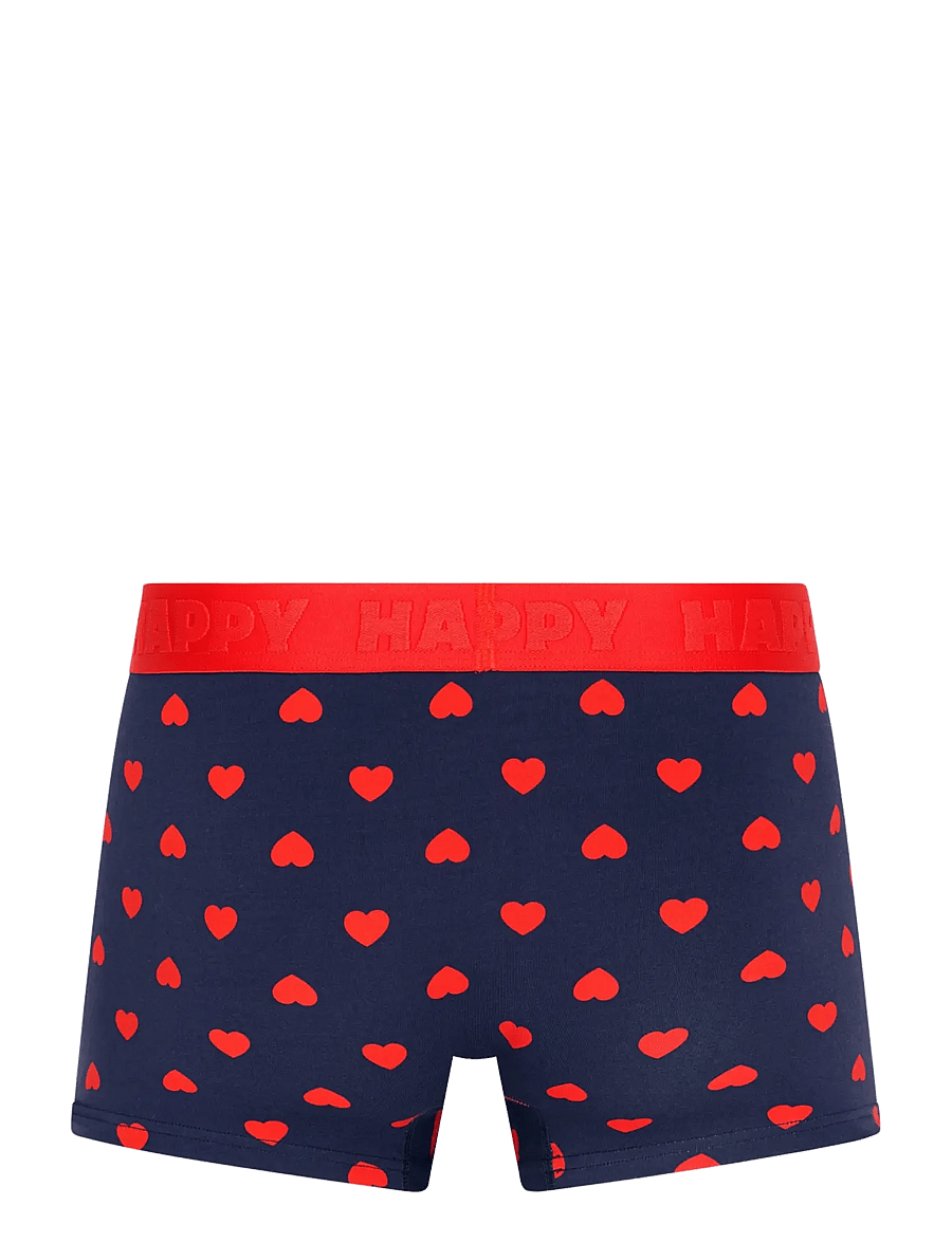 Happy Socks - 1-Pack Hearts Short Boxer - bokserid - navy - 1