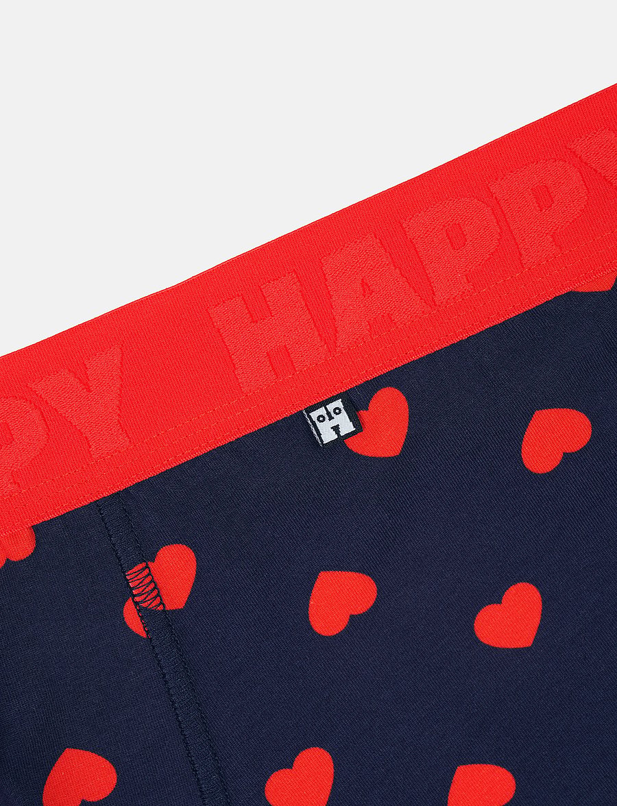 Happy Socks - 1-Pack Hearts Short Boxer - bokserid - navy - 3