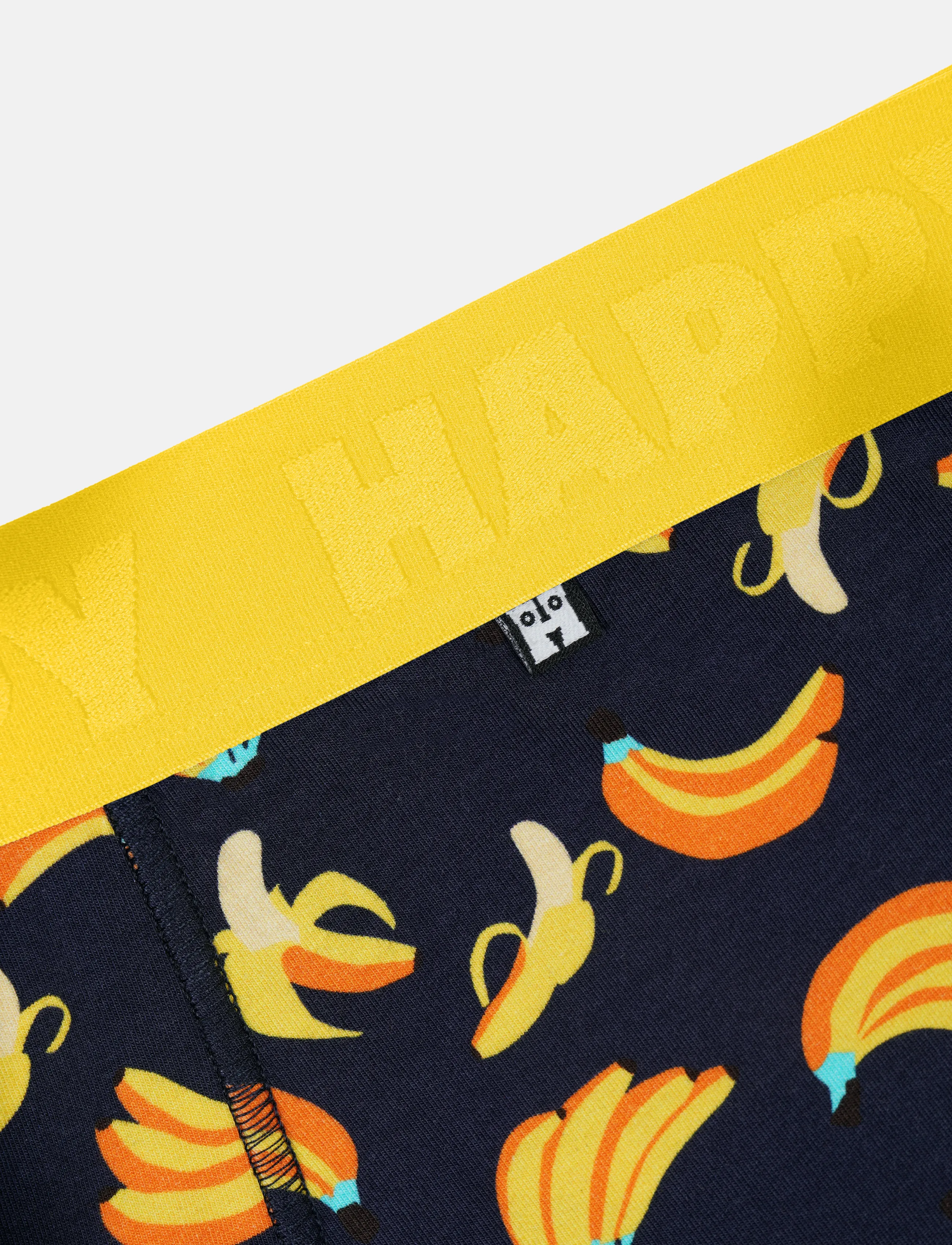 Happy Socks - 1-Pack Banana Short Boxer - bokserid - navy - 3