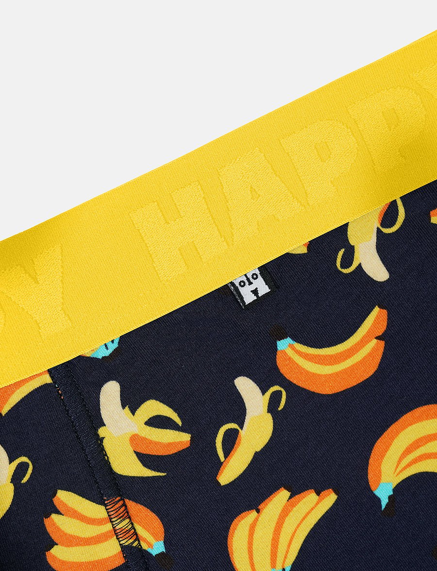 Happy Socks - 1-Pack Banana Short Boxer - bokserid - navy - 3