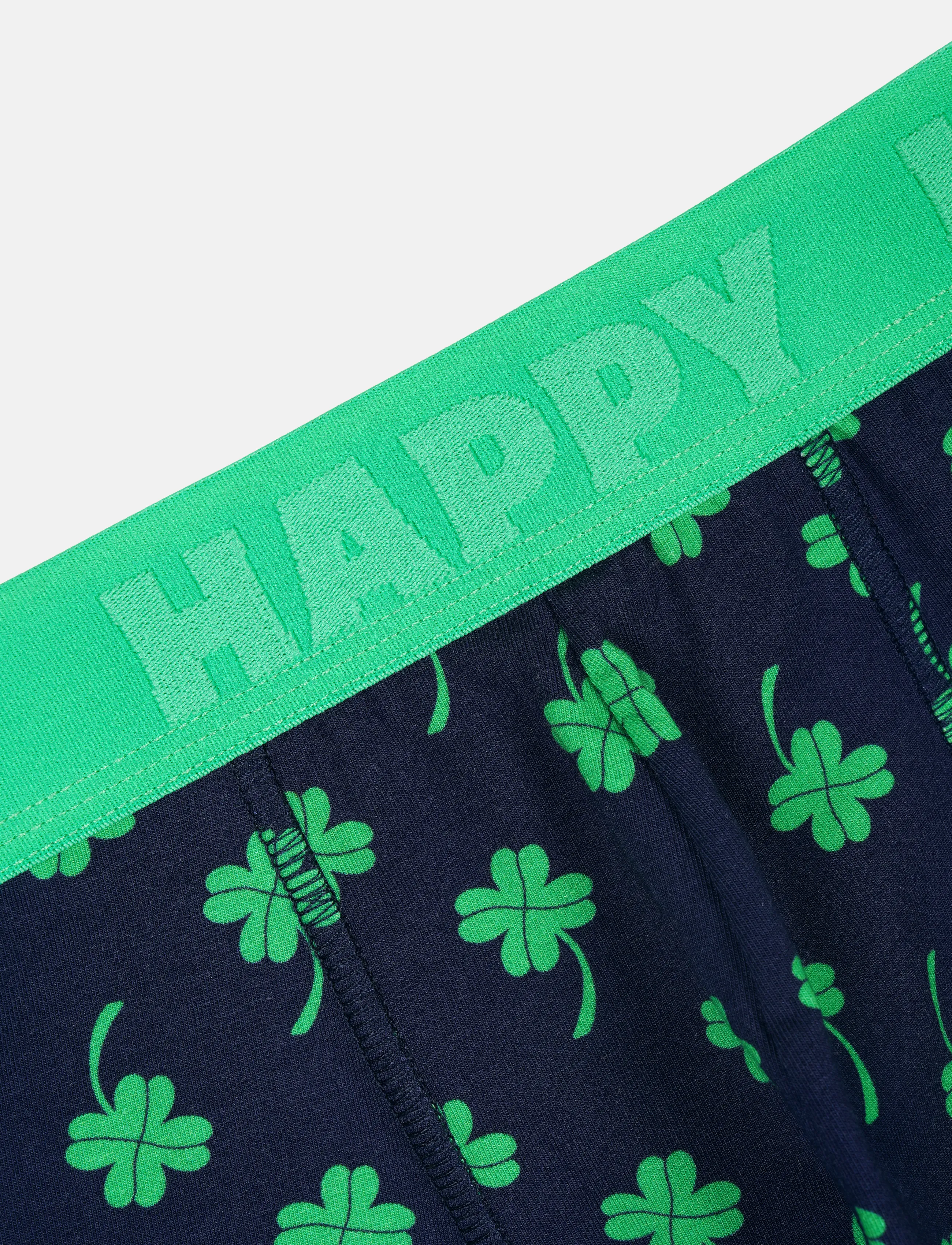 Happy Socks - 1-Pack Clover Short Boxer - bokserid - navy - 2