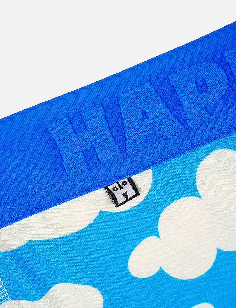 Happy Socks - 1-Pack Cloudy Short Boxer - bokserid - turquoise - 2