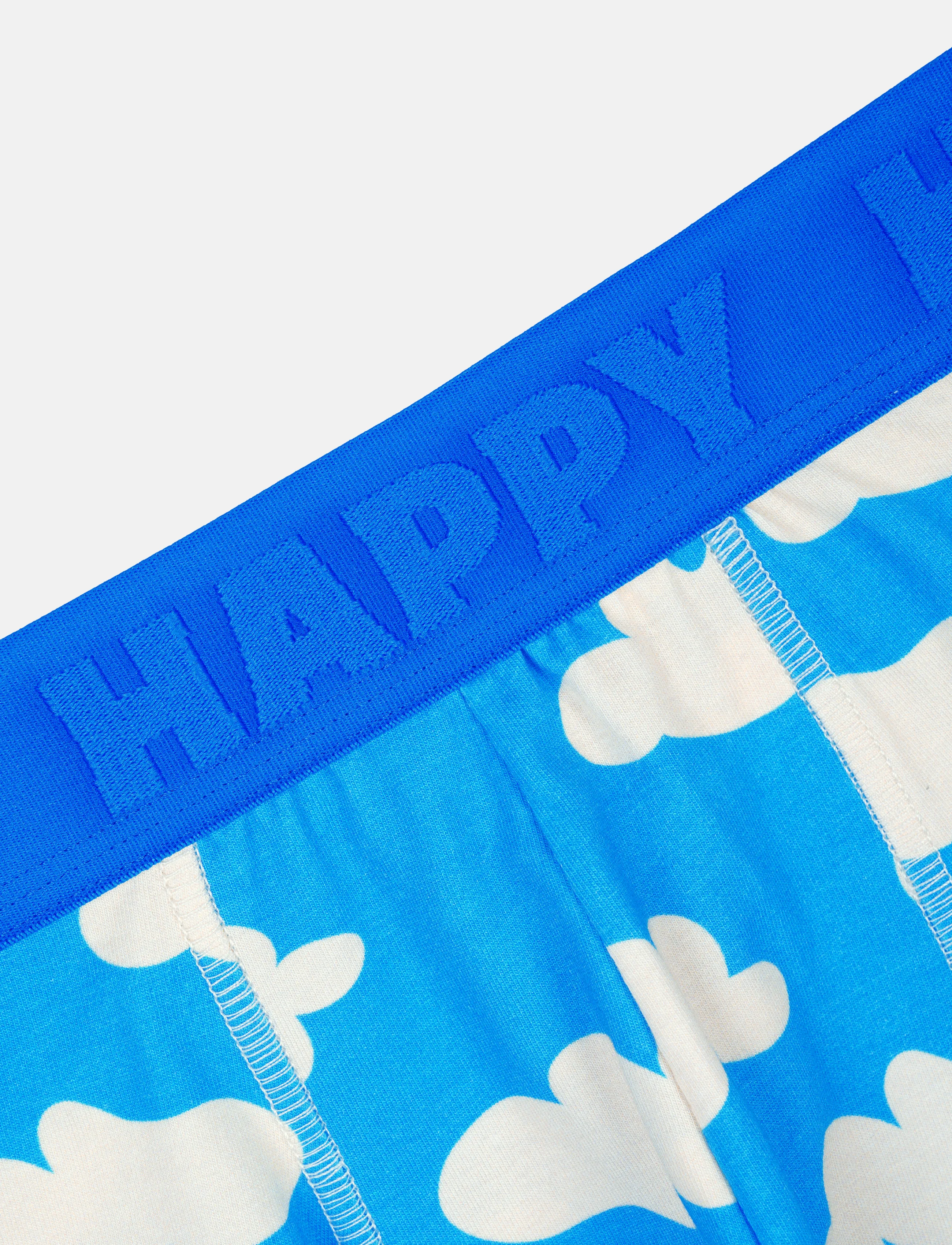 Happy Socks - 1-Pack Cloudy Short Boxer - bokserid - turquoise - 3