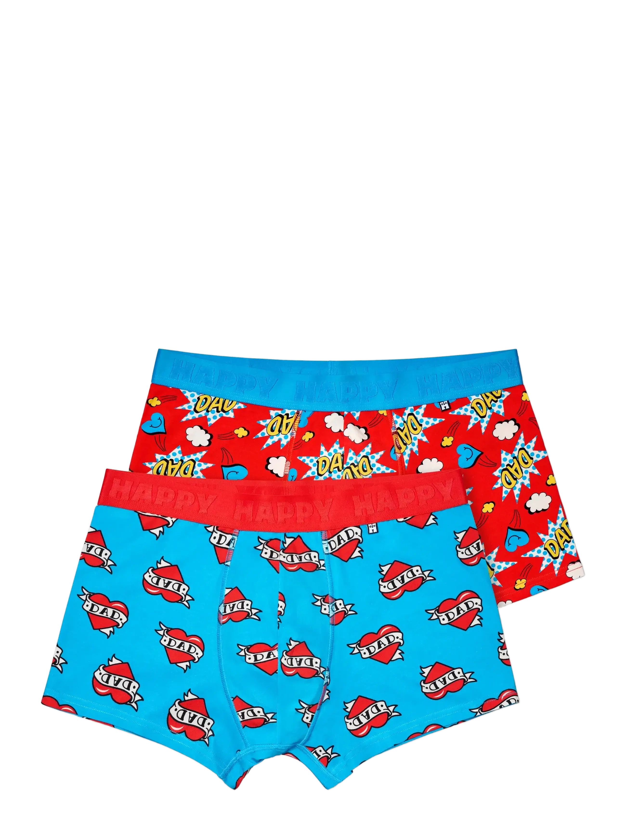 Happy Socks - 2-Pack Super Dad Short Boxers Gift Set - unterhosen im multipack - blue - 3