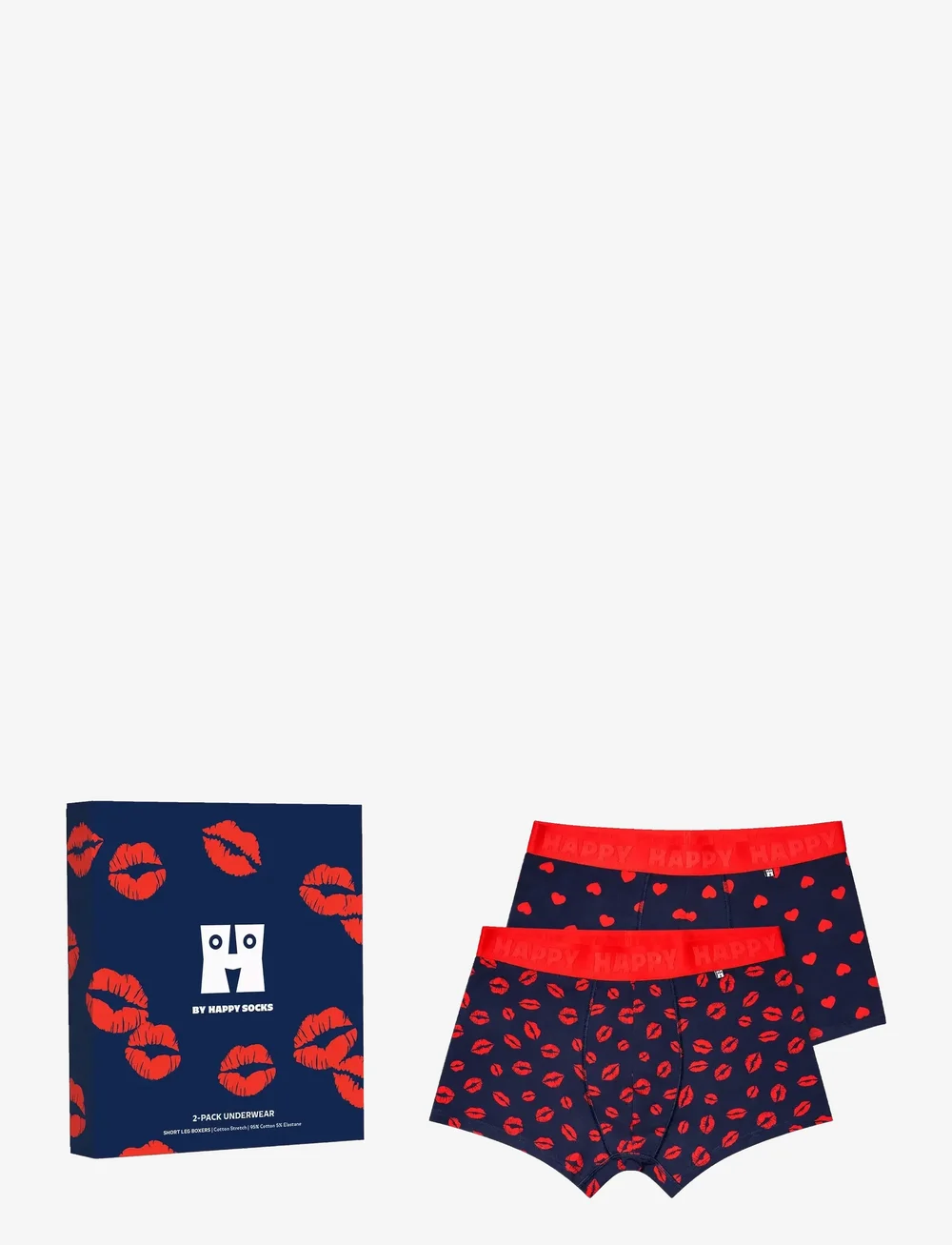 Happy Socks - 2-Pack Love Short Boxers Gift Set - multipack underbukser - navy - 0