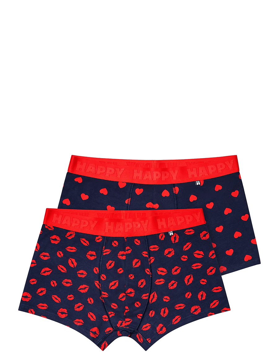 Happy Socks - 2-Pack Love Short Boxers Gift Set - majtki w wielopaku - navy - 1