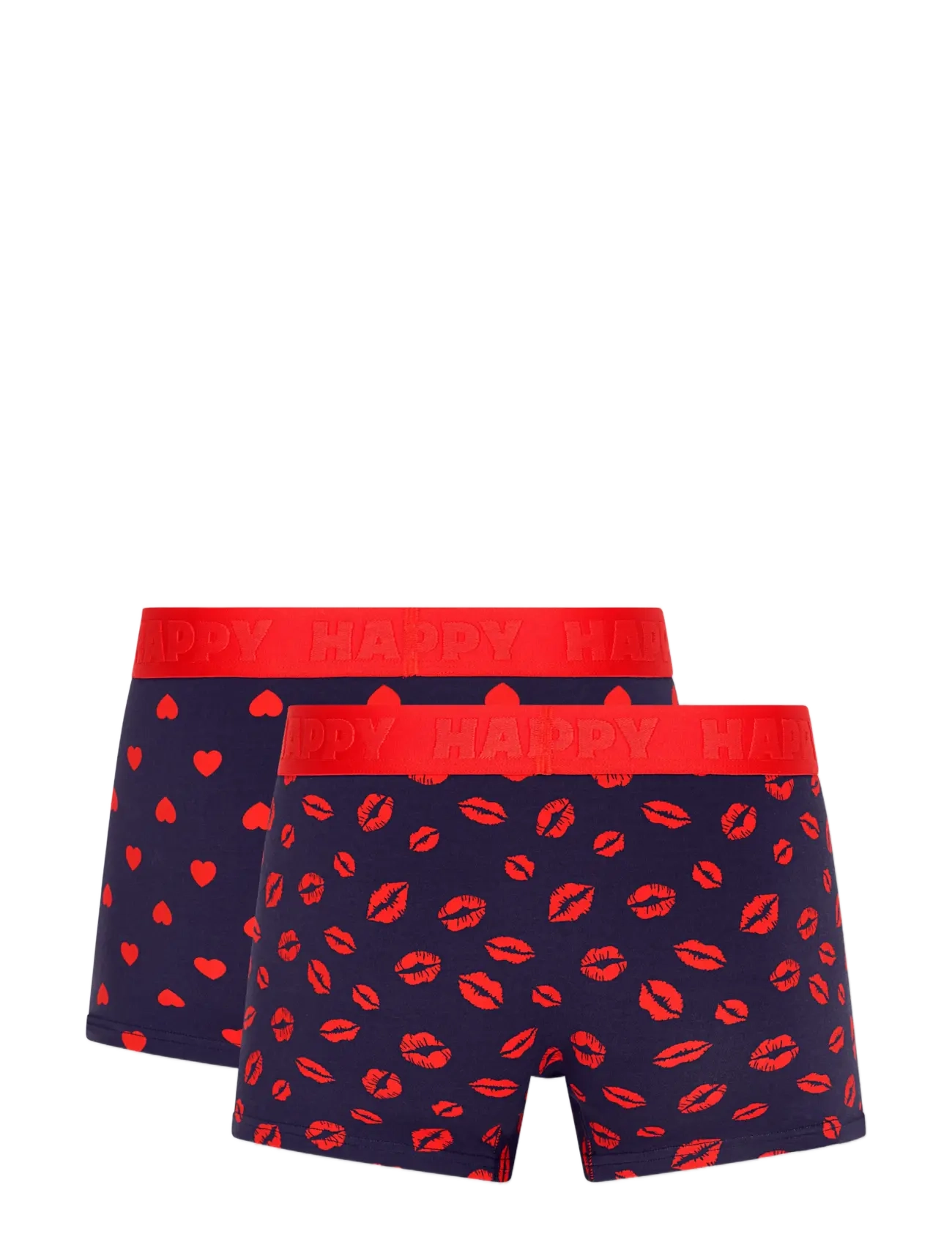Happy Socks - 2-Pack Love Short Boxers Gift Set - laveste priser - navy - 2