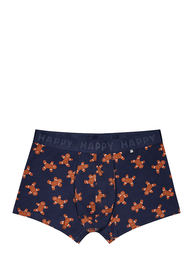 Happy Socks - 2-Pack Gingerbread Short Boxers Gift Set - multipack underbukser - navy - 3