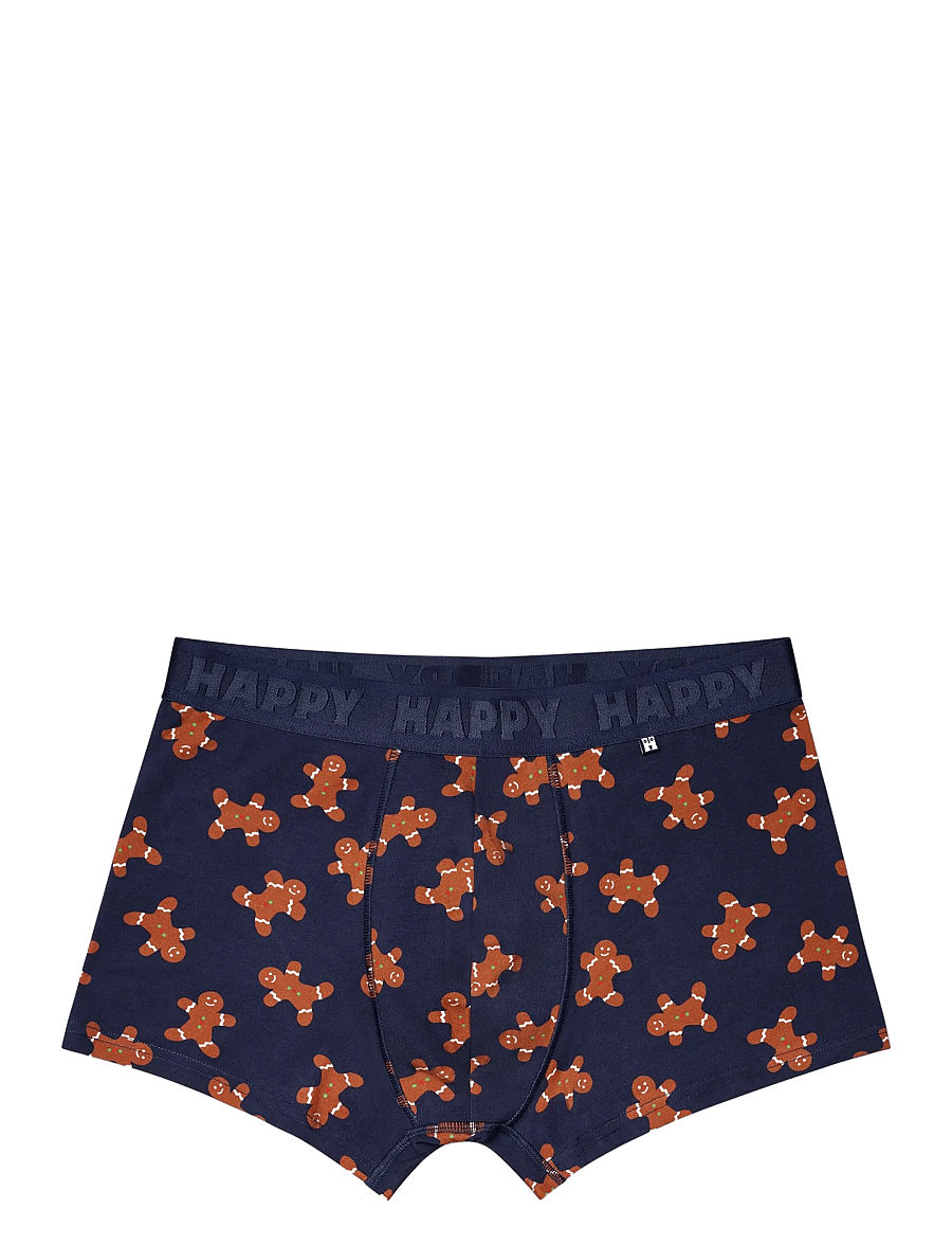 Happy Socks - 2-Pack Gingerbread Short Boxers Gift Set - alushousut monipakkauksessa - navy - 3