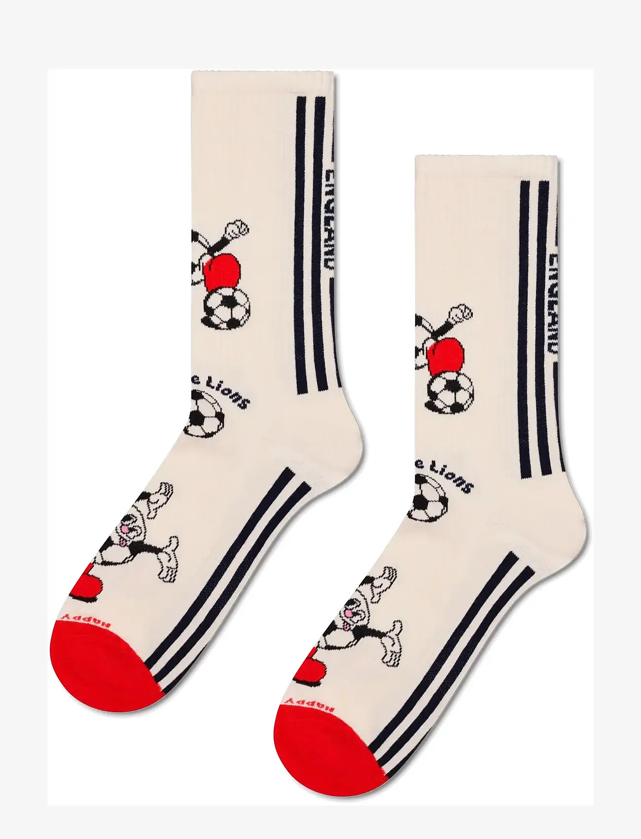 Happy Socks - World Cup England Sneaker Sock - sokker - white - 1