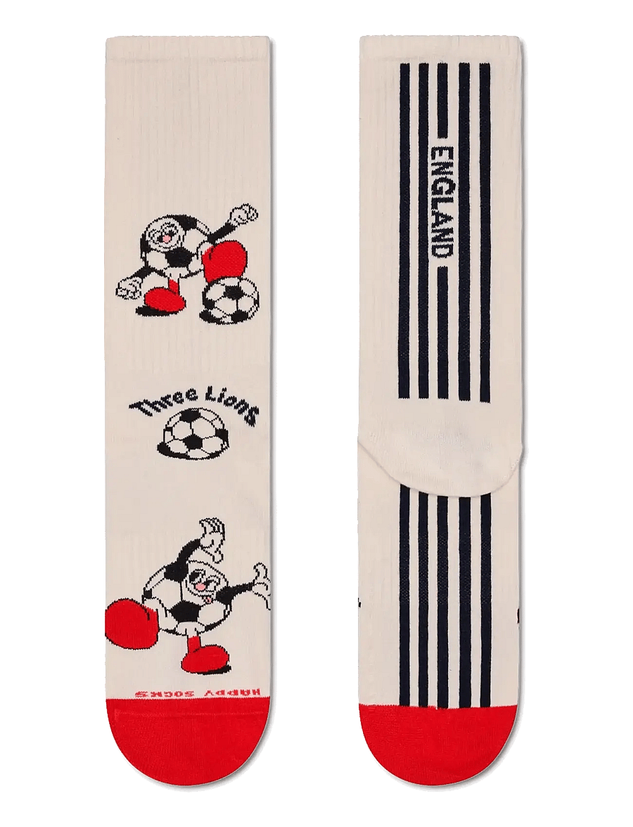 Happy Socks - World Cup England Sneaker Sock - tennissocken - white - 2