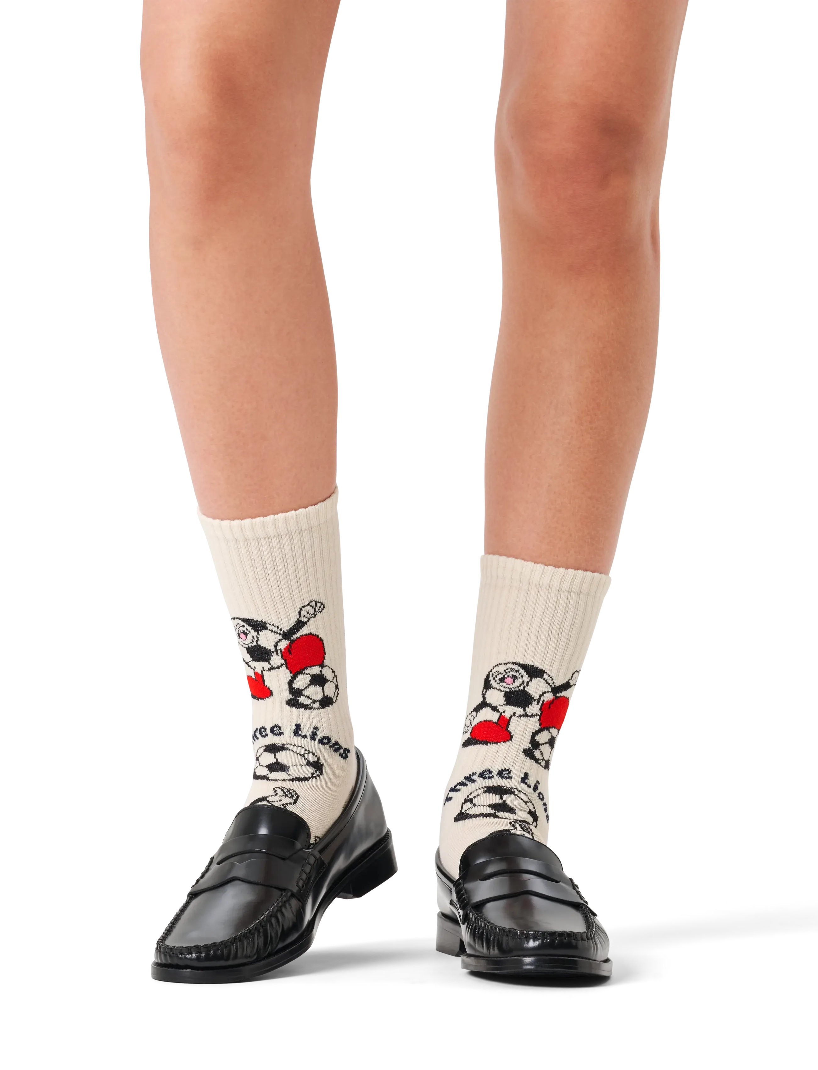 Happy Socks World Cup England Sneaker Sock, Mænd, Sneaker Sokker, Cream, Str: 41-46