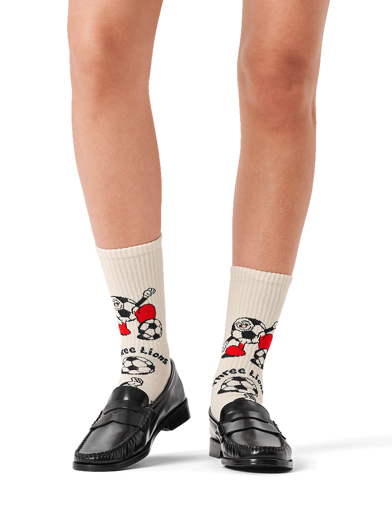 Happy Socks - World Cup England Sneaker Sock - crew-socken - white - 0