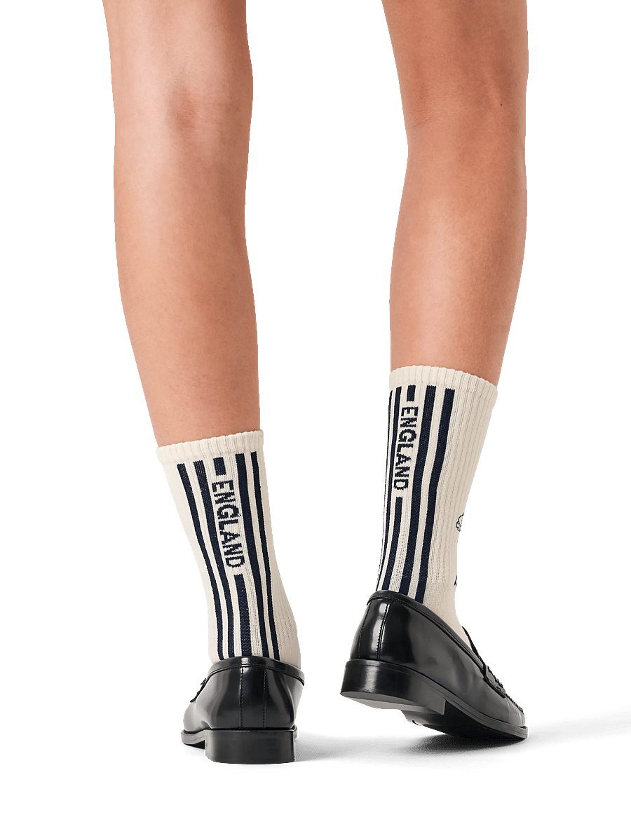 Happy Socks - World Cup England Sneaker Sock - tennissocken - white - 3