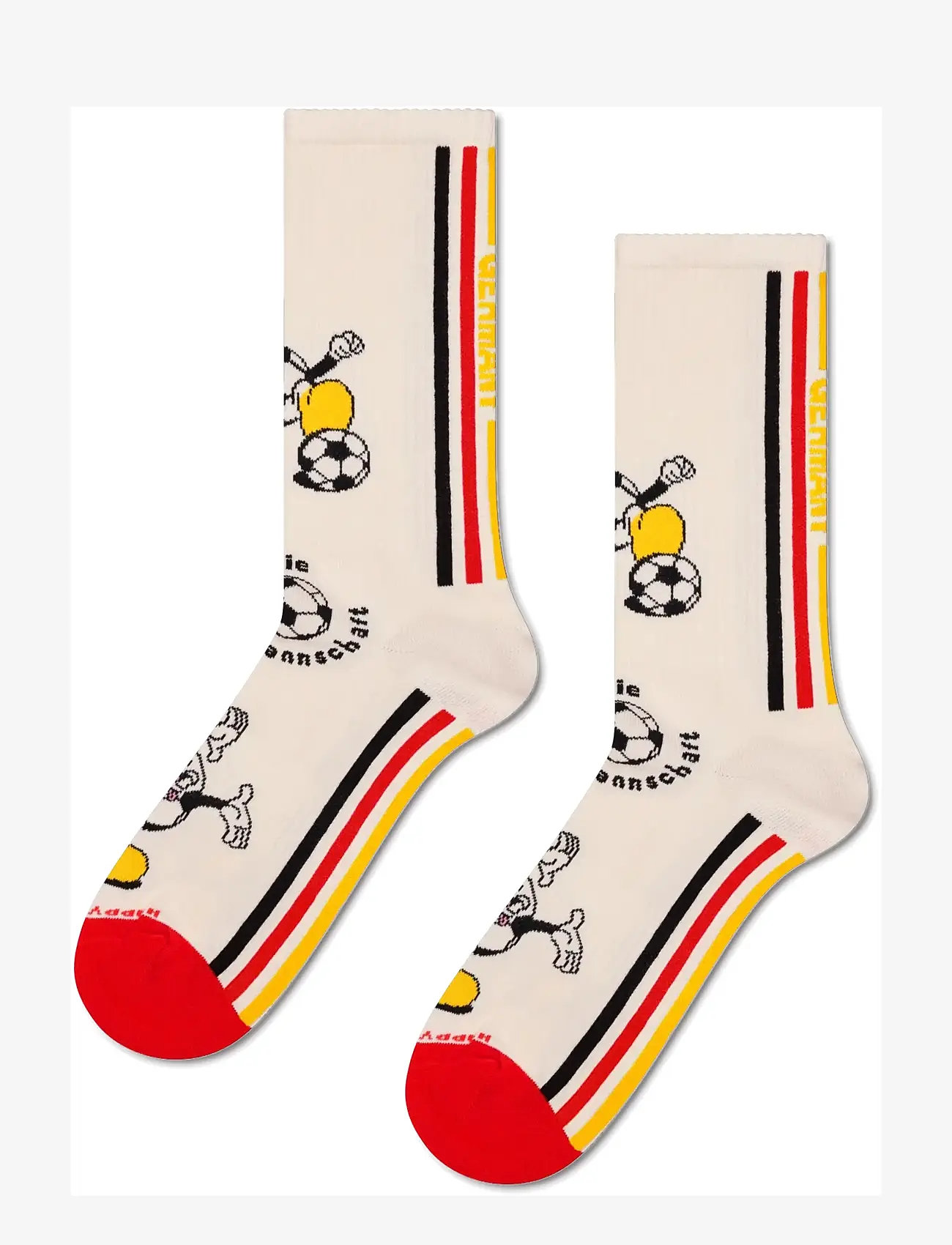 Happy Socks - World Cup Germany Sneaker Sock - klassikalised sokid - white - 1