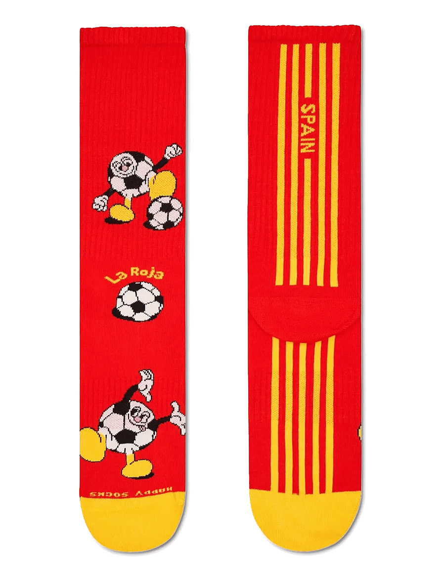 Happy Socks - World Cup Spain Sneaker Sock - crew-socken - red - 2