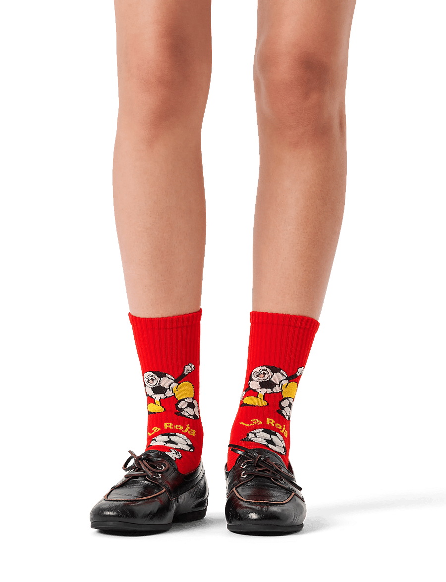 Happy Socks - World Cup Spain Sneaker Sock - crew-socken - red - 0