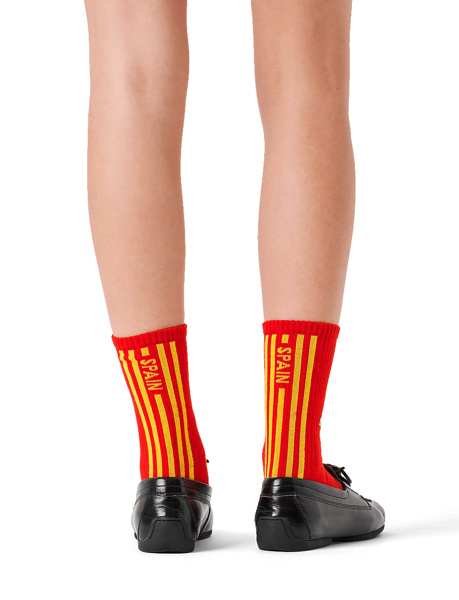 Happy Socks - World Cup Spain Sneaker Sock - crew-socken - red - 3