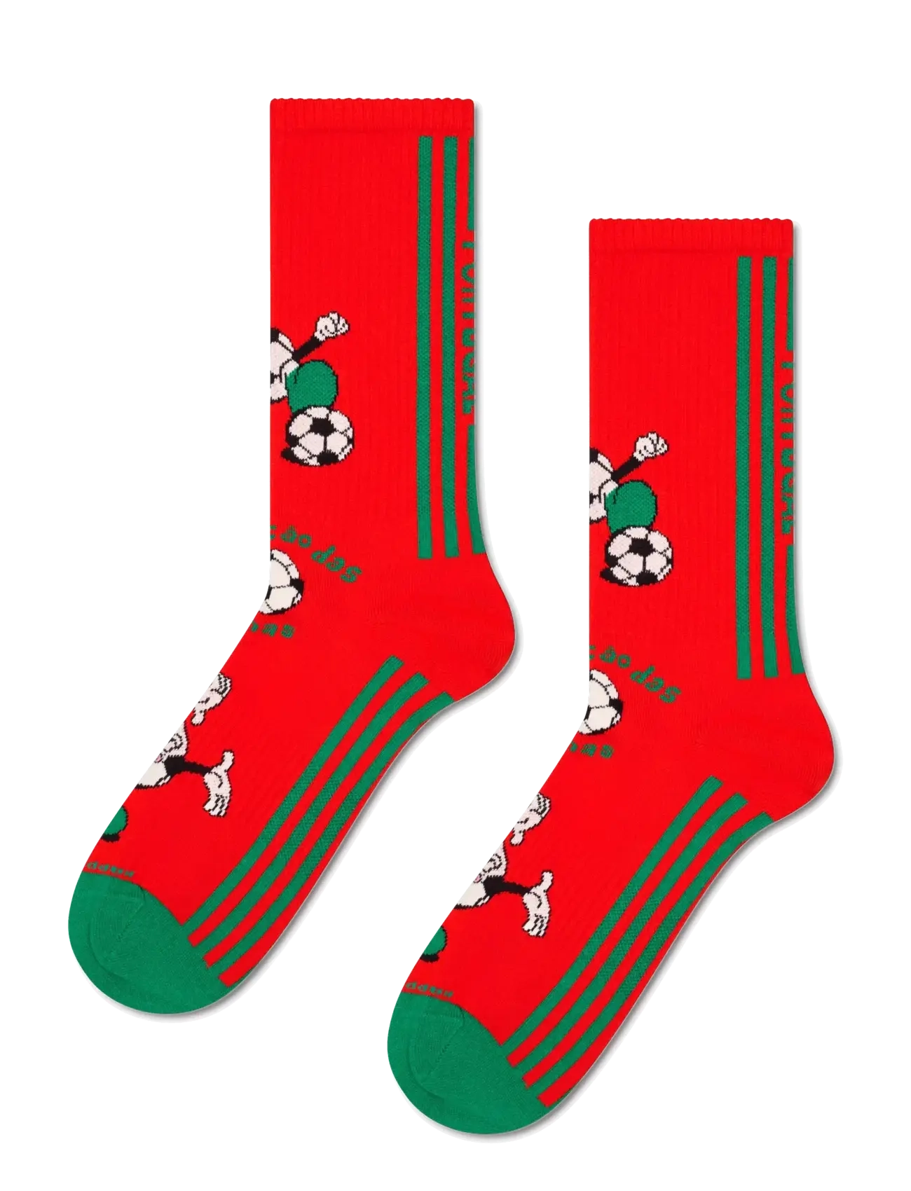 Happy Socks World Cup Portugal Sneaker Sock - Unterwäsche - RED / red