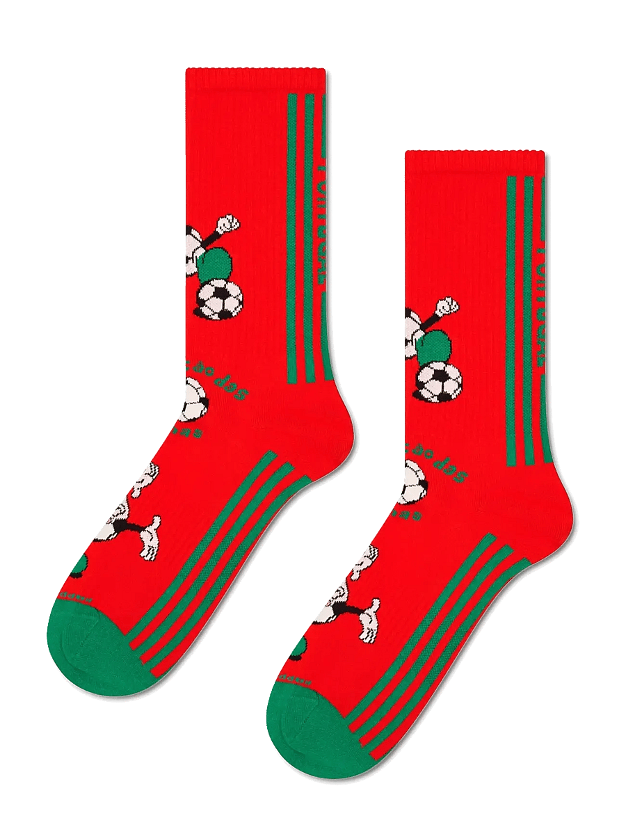 Happy Socks - World Cup Portugal Sneaker Sock - skarpetki - red - 1