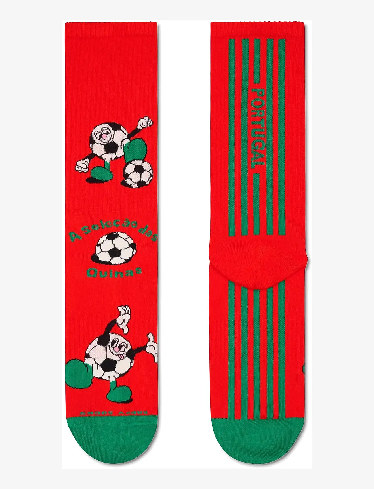 Happy Socks - World Cup Portugal Sneaker Sock - klassikalised sokid - red - 2