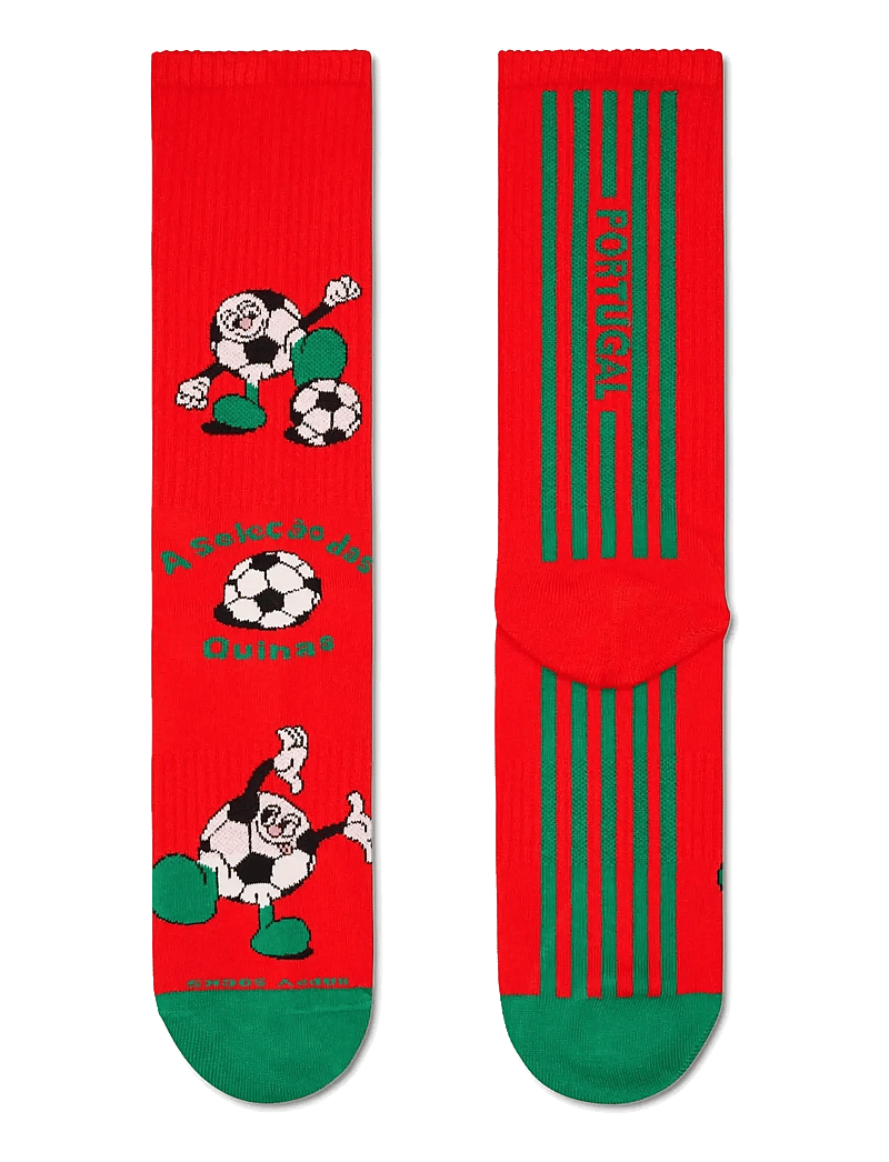Happy Socks - World Cup Portugal Sneaker Sock - klassikalised sokid - red - 2