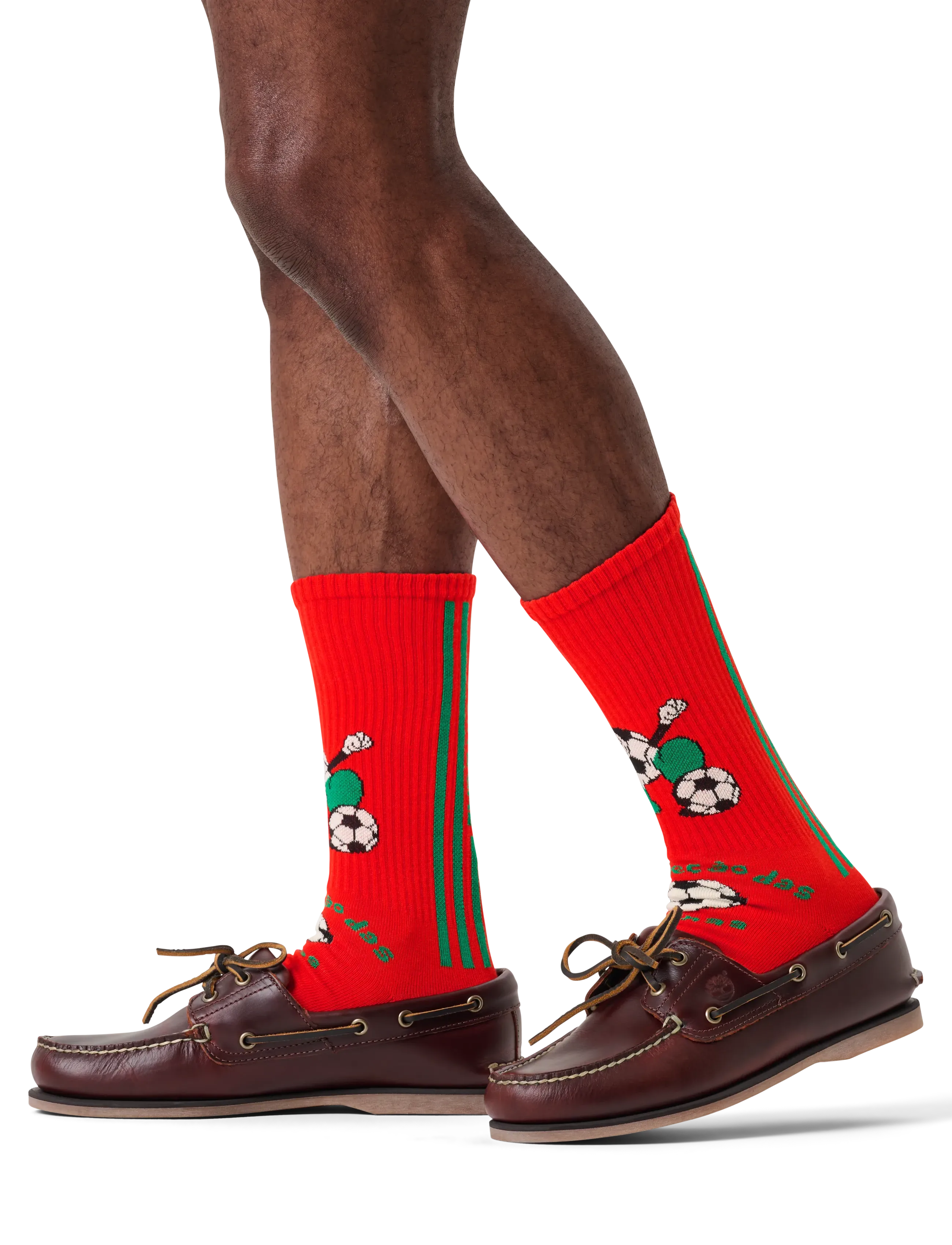 Happy Socks World Cup Portugal Sneaker Sock, Fodboldstrømper, Rød, Str: 41-46