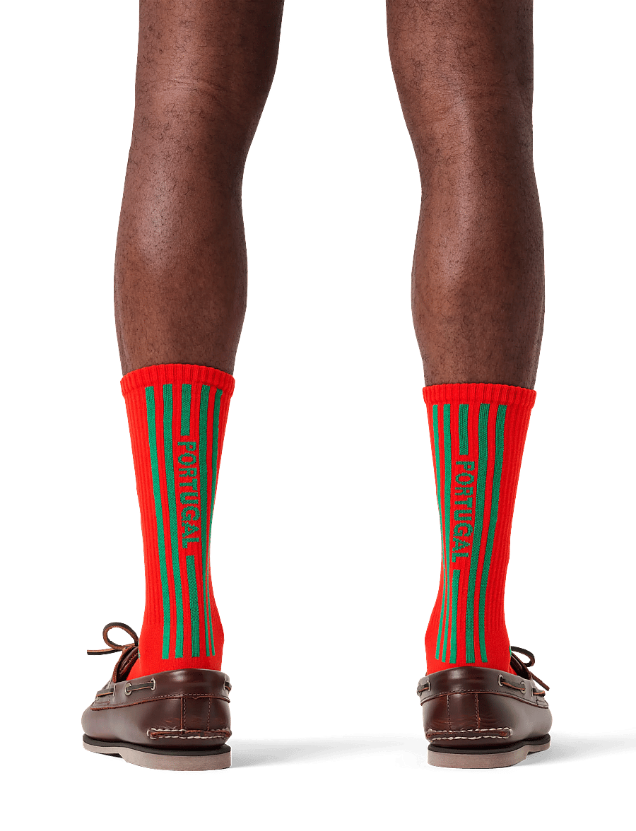 Happy Socks - World Cup Portugal Sneaker Sock - skarpetki - red - 3