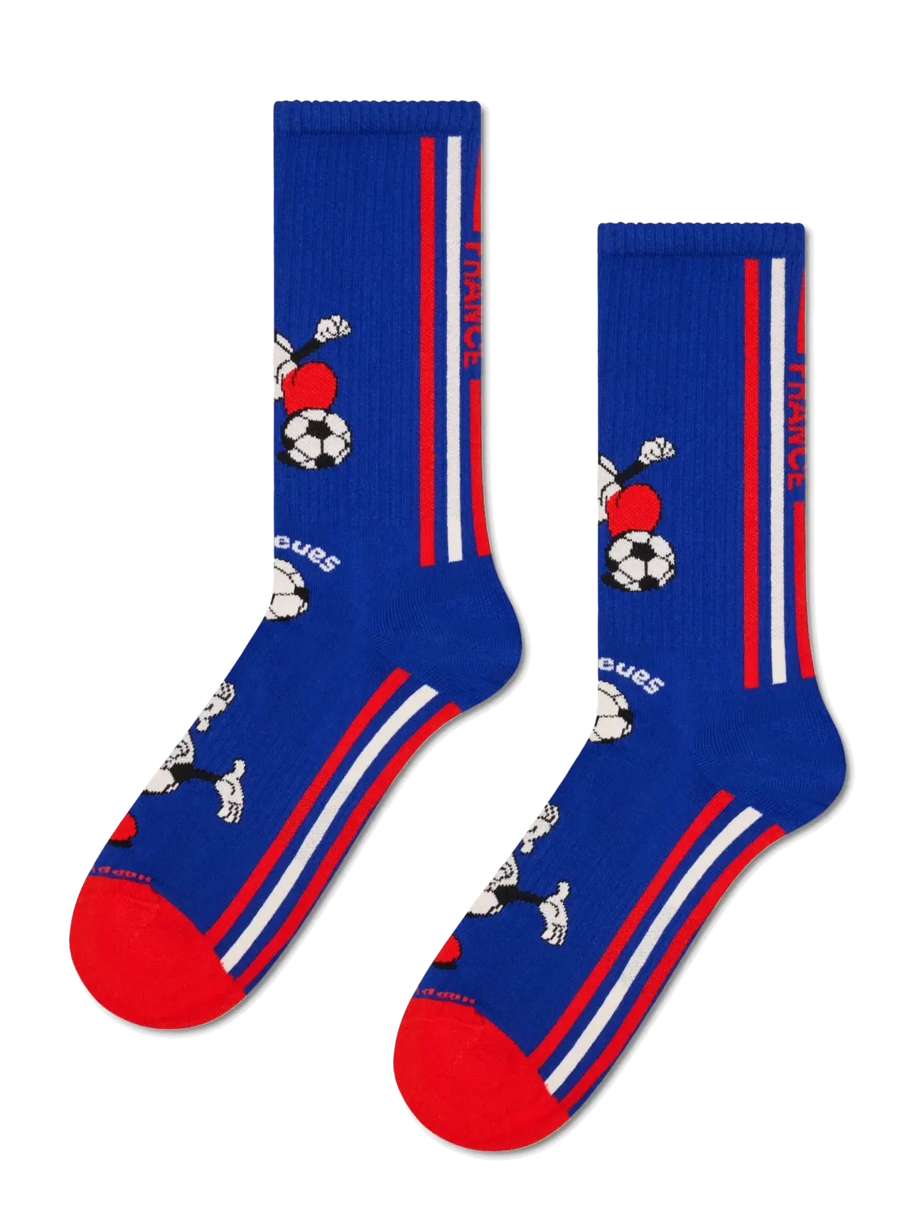 HAPPY Socken World Cup France Sneaker Socke Blau - 41-46 - Herren