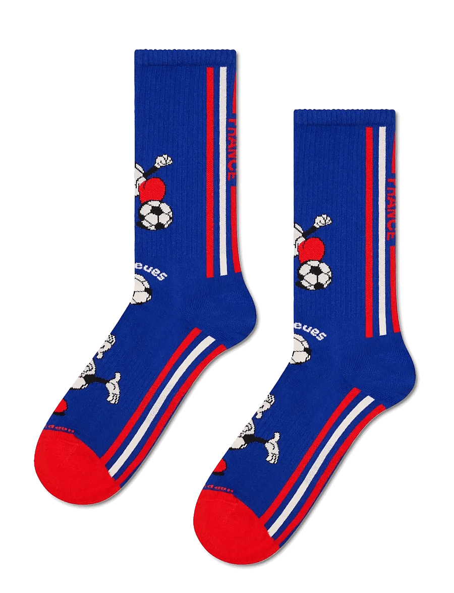 Happy Socks - World Cup France Sneaker Sock - crew-socken - blue - 1