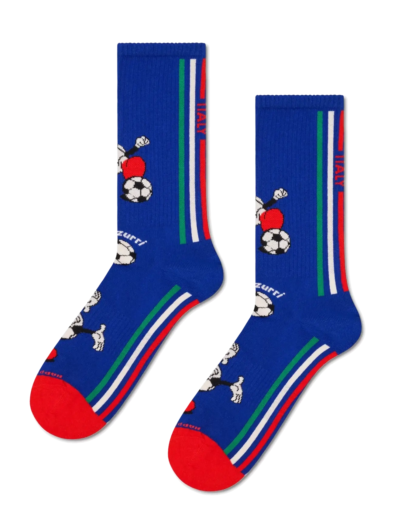 HAPPY Socken World Cup Italy Sneaker Socke Blau - 41-46 - Herren