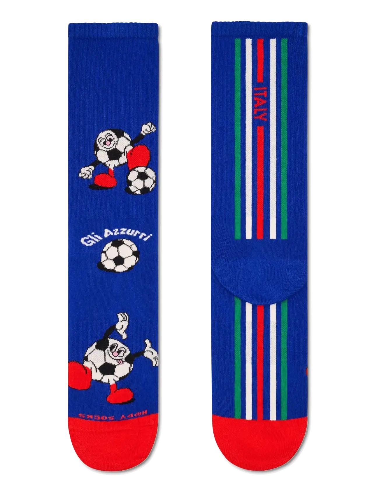 Happy Socks - World Cup Italy Sneaker Sock - vanliga strumpor - blue - 2