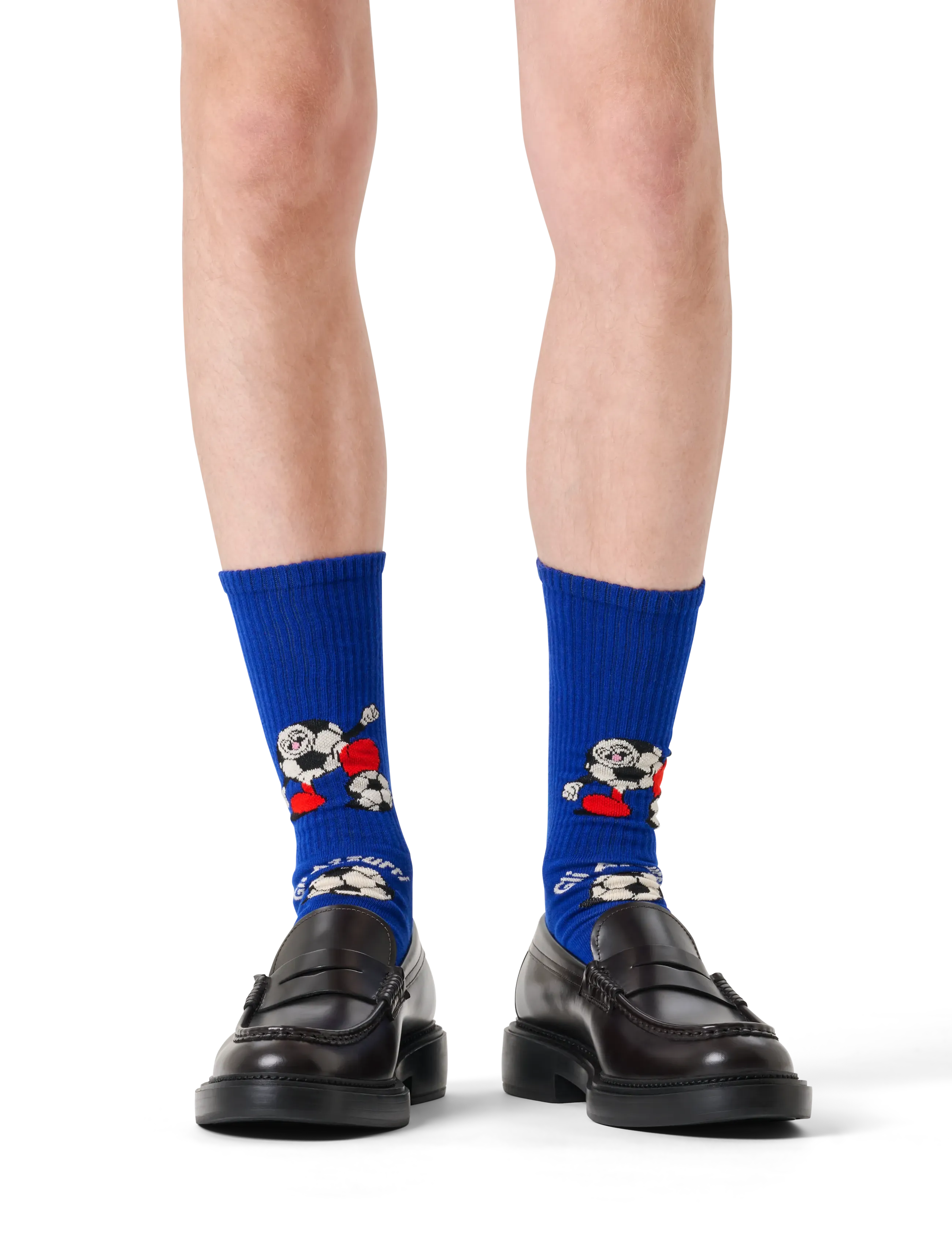 Happy Socks World Cup Italy Sneaker Sock, Mænd, Fodboldstrømper, Blå, Str: 41-46