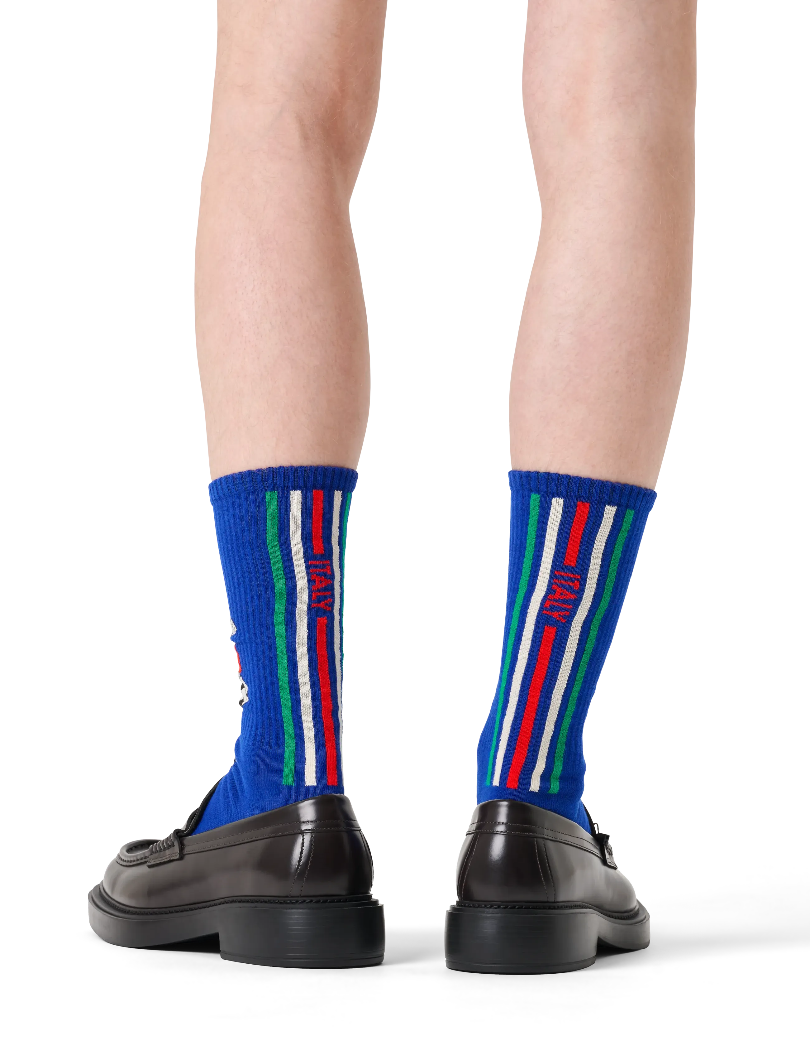 Happy Socks - World Cup Italy Sneaker Sock - vanliga strumpor - blue - 3