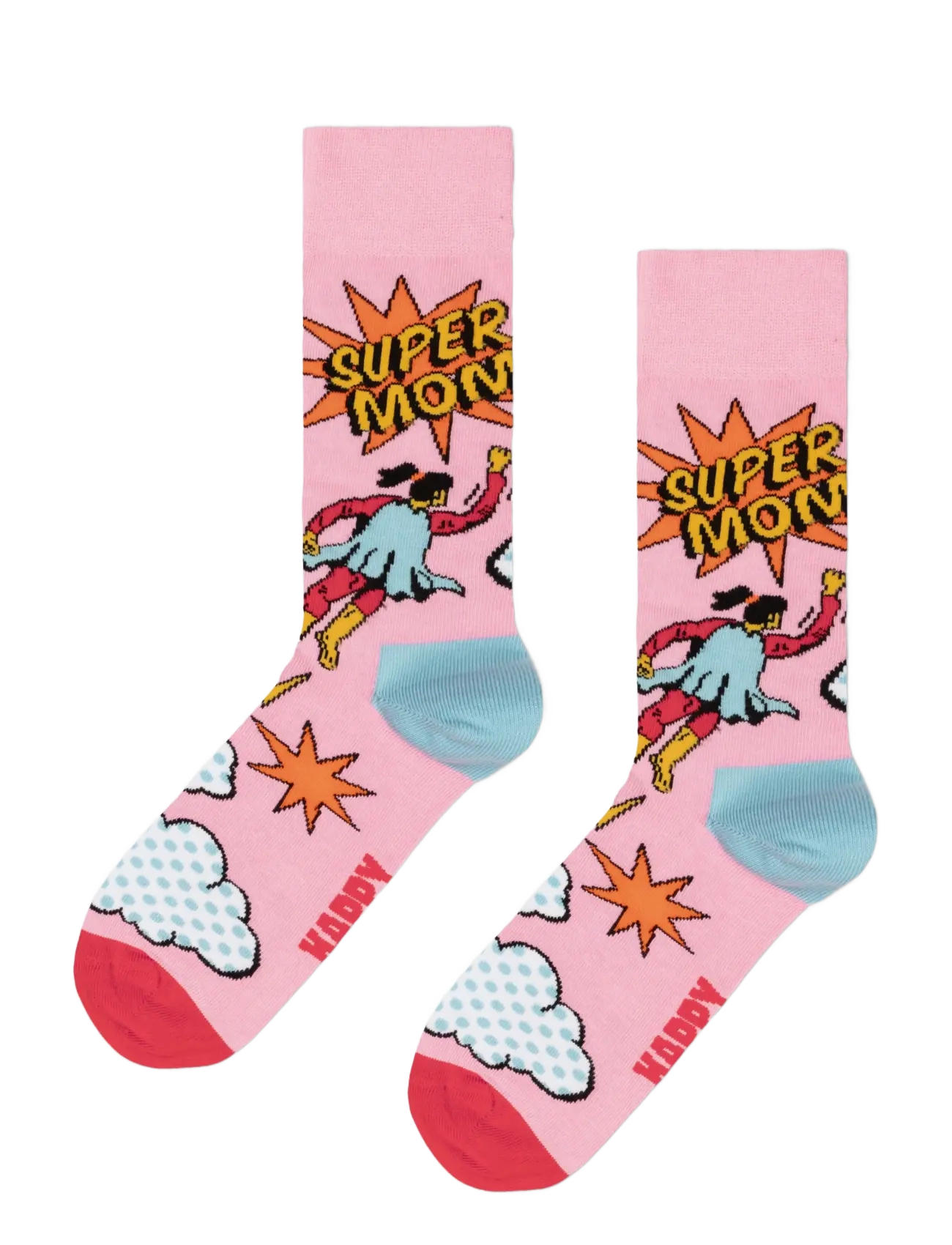 Happy Socks - Flying Super Mom Sock - orange - 1