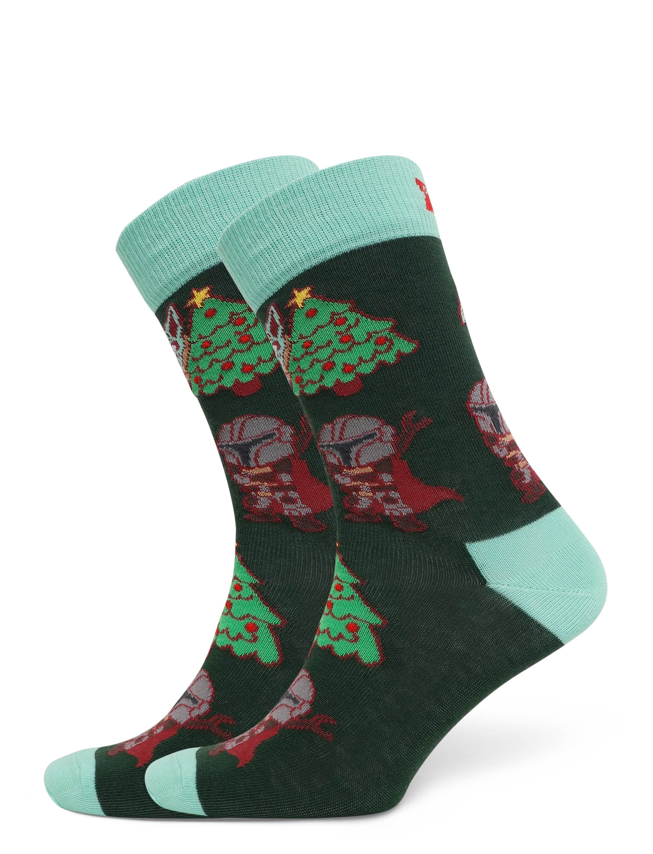 Happy Socks STAR WARS™ Mandalorian Holidays Sock - Underwear - DARK GREEN / green