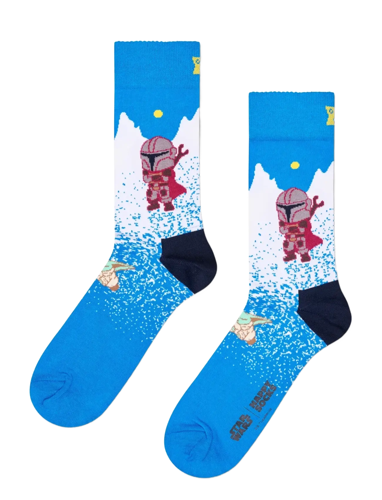 HAPPY Socken Star Wars This Is The Way Socke Blau - 36-40 - Herren