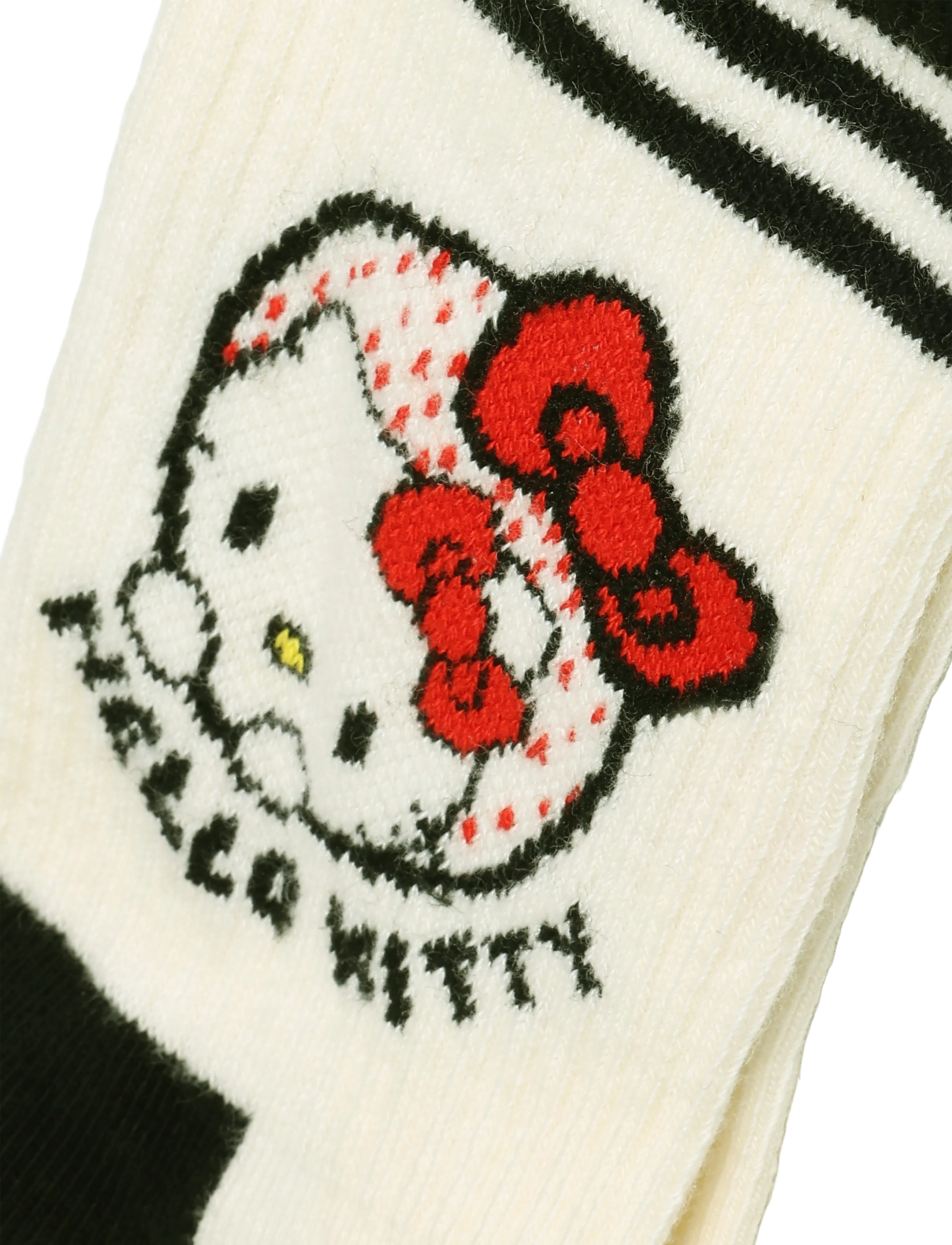 Happy Socks - Hello Kitty Ribbon Short Crew Sneaker Sock - lägsta priserna - white - 3