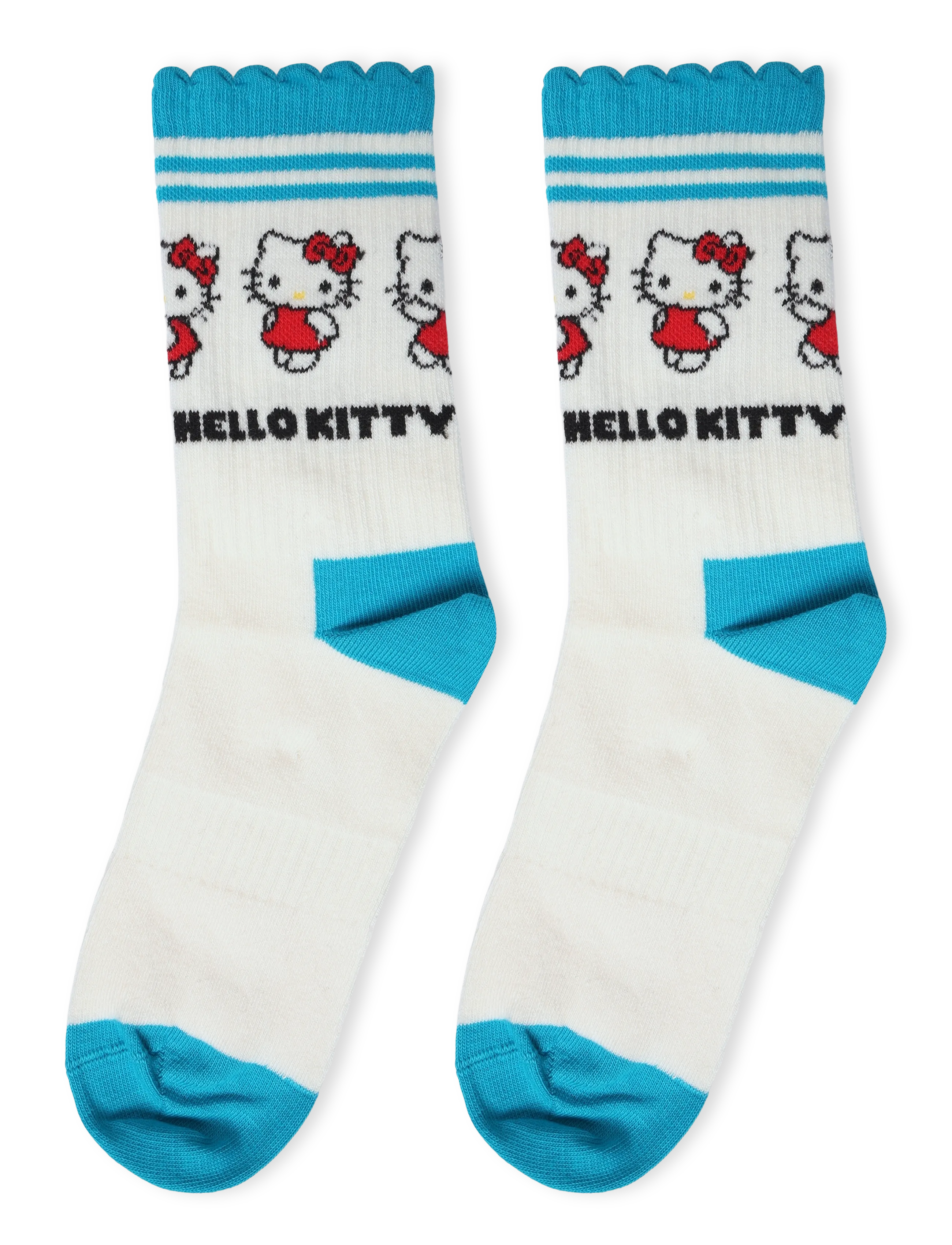 Happy Socks - Hello Kitty Friends Short Crew Sneaker Sock - die niedrigsten preise - white - 2
