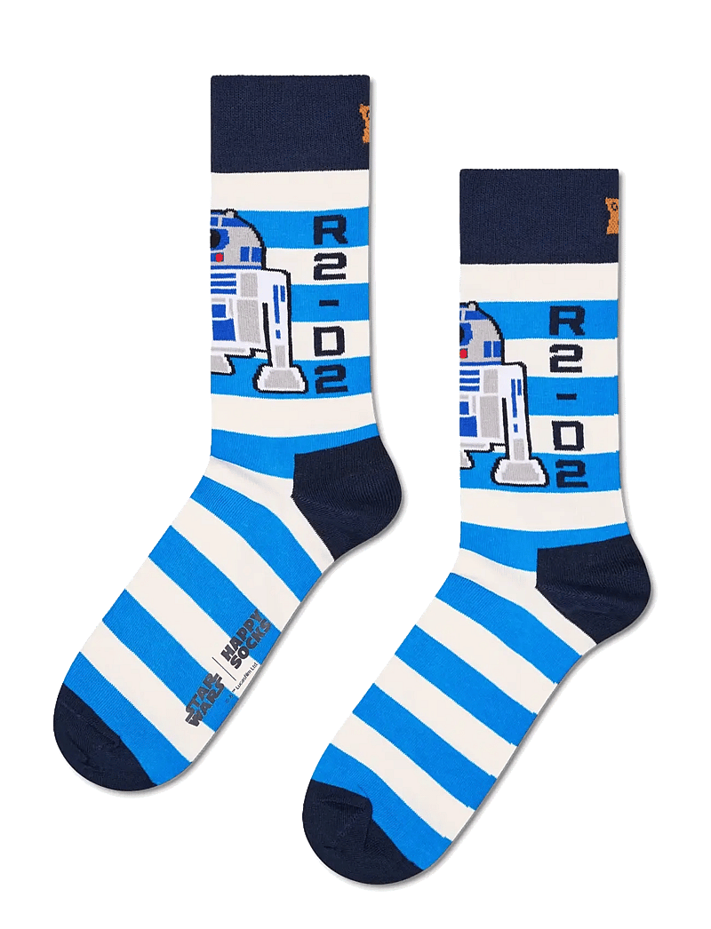 Happy Socks - STAR WARS™ R2-D2 Sock - crew-socken - blue - 0