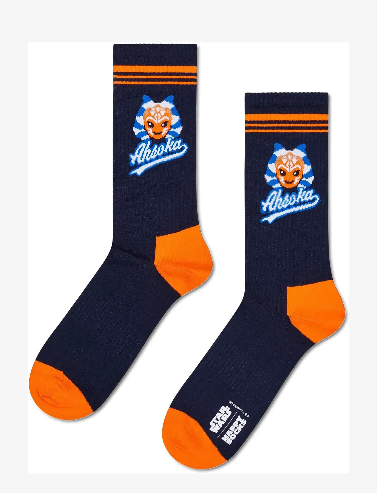 Happy Socks - STAR WARS™ Ashoka Sneaker Sock - klassikalised sokid - navy - 0