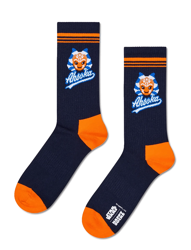 Happy Socks - STAR WARS™ Ashoka Sneaker Sock - klassikalised sokid - navy - 0