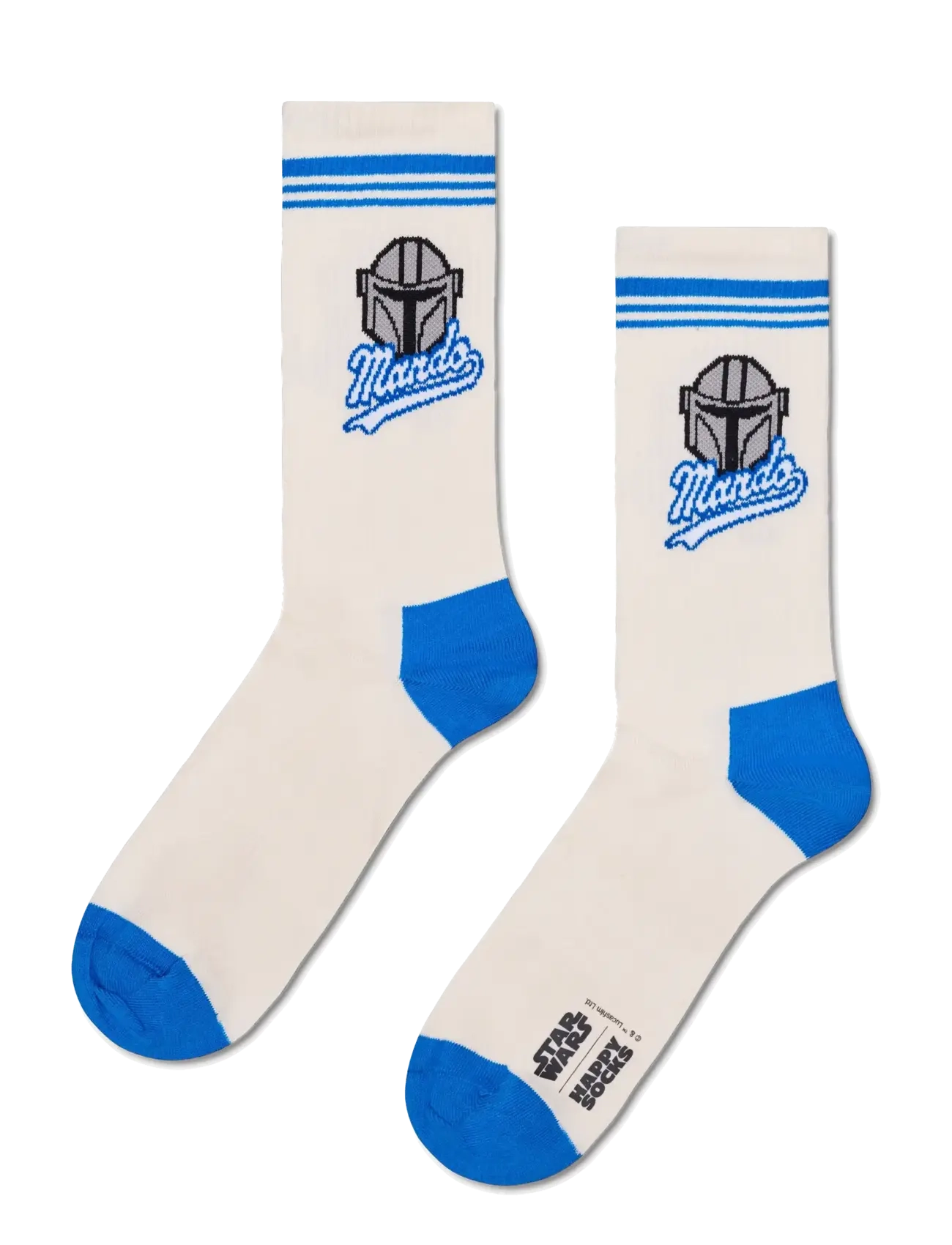 Happy Socks STAR WARS™ Mando Sneaker Sock - Unterwäsche - WHITE / white