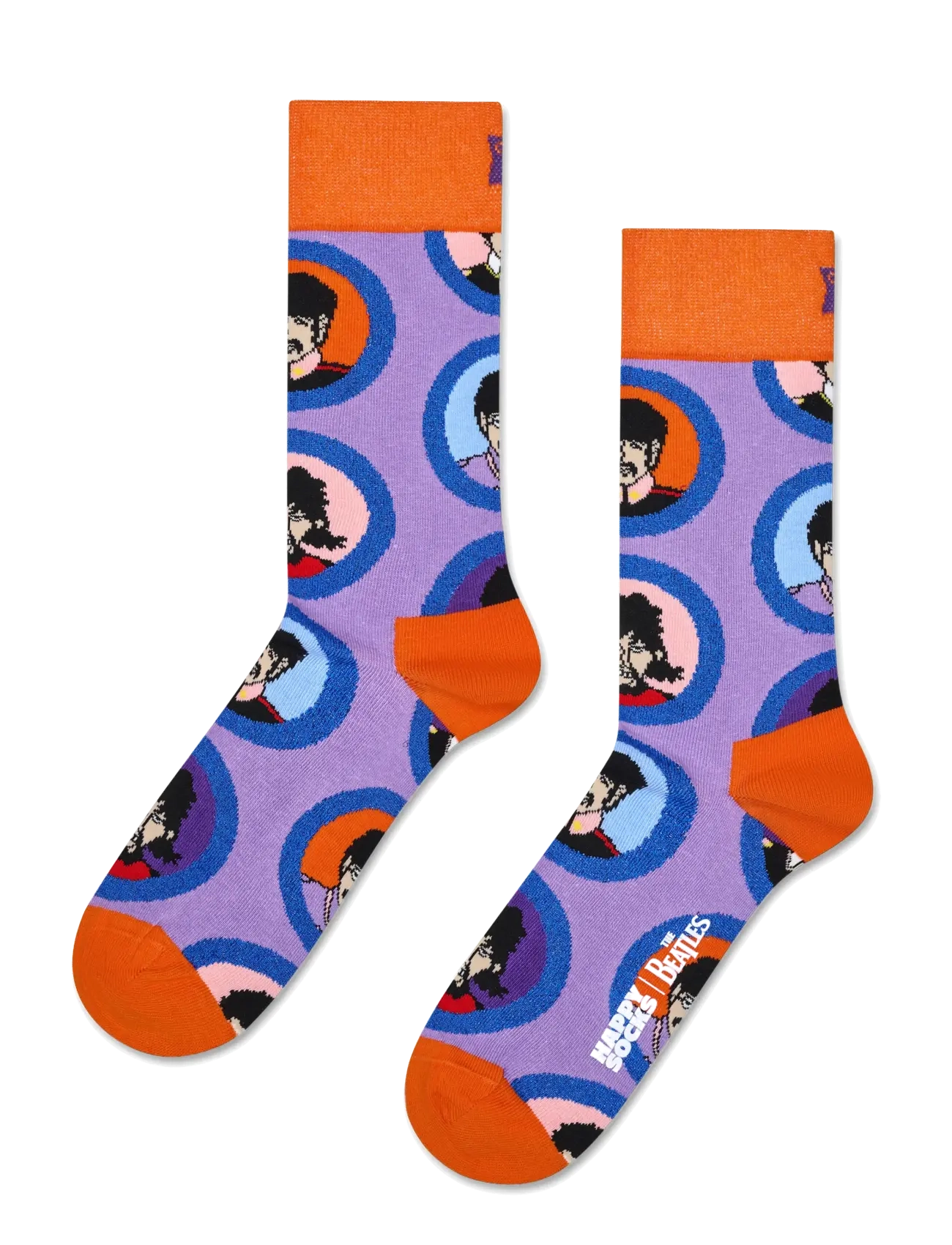 Happy Socks The Beatles The Band Sock - Underwear - LIGHT PURPLE / purple