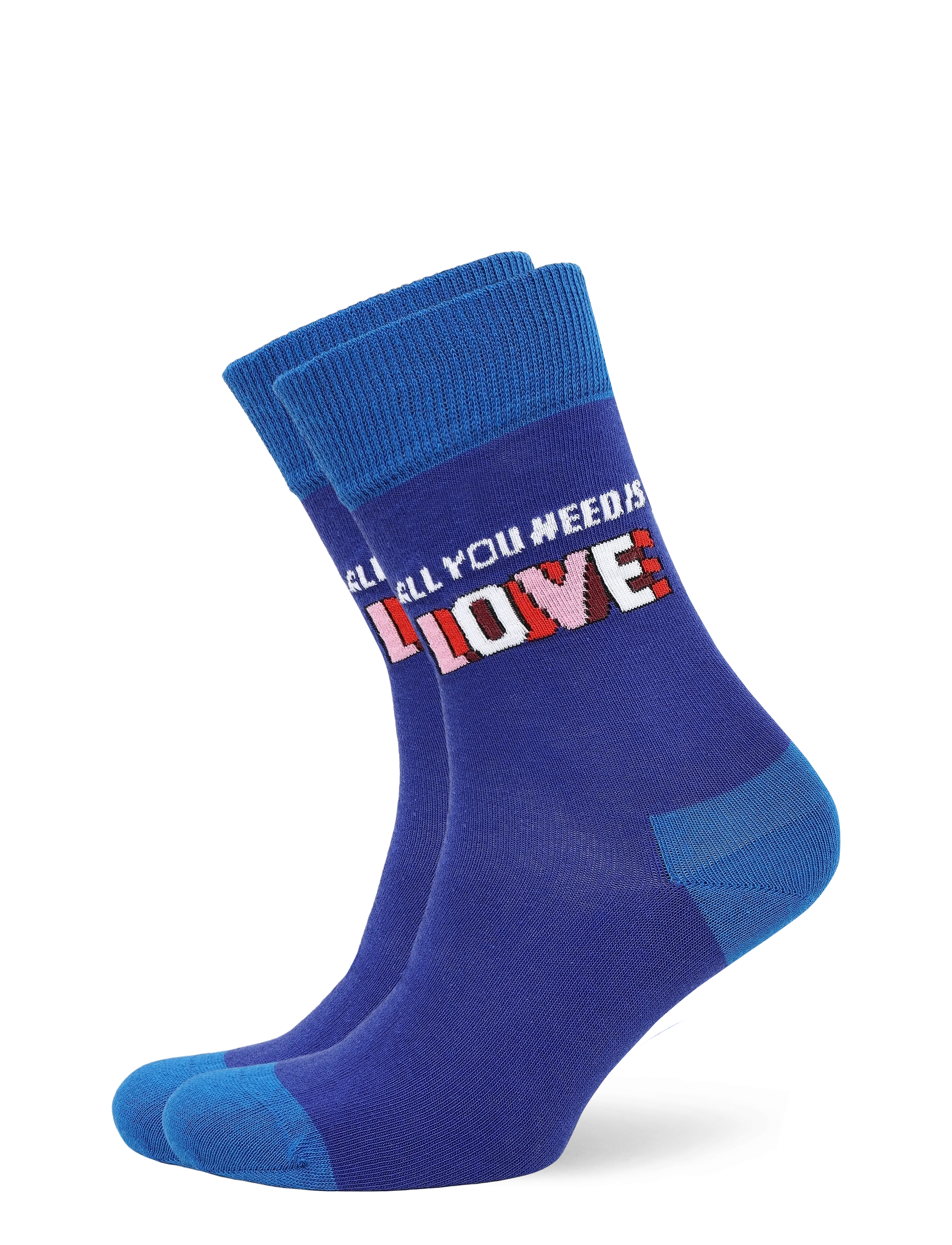 Happy Socks The Beatles Love Sock - Sokker - BLUE / navy